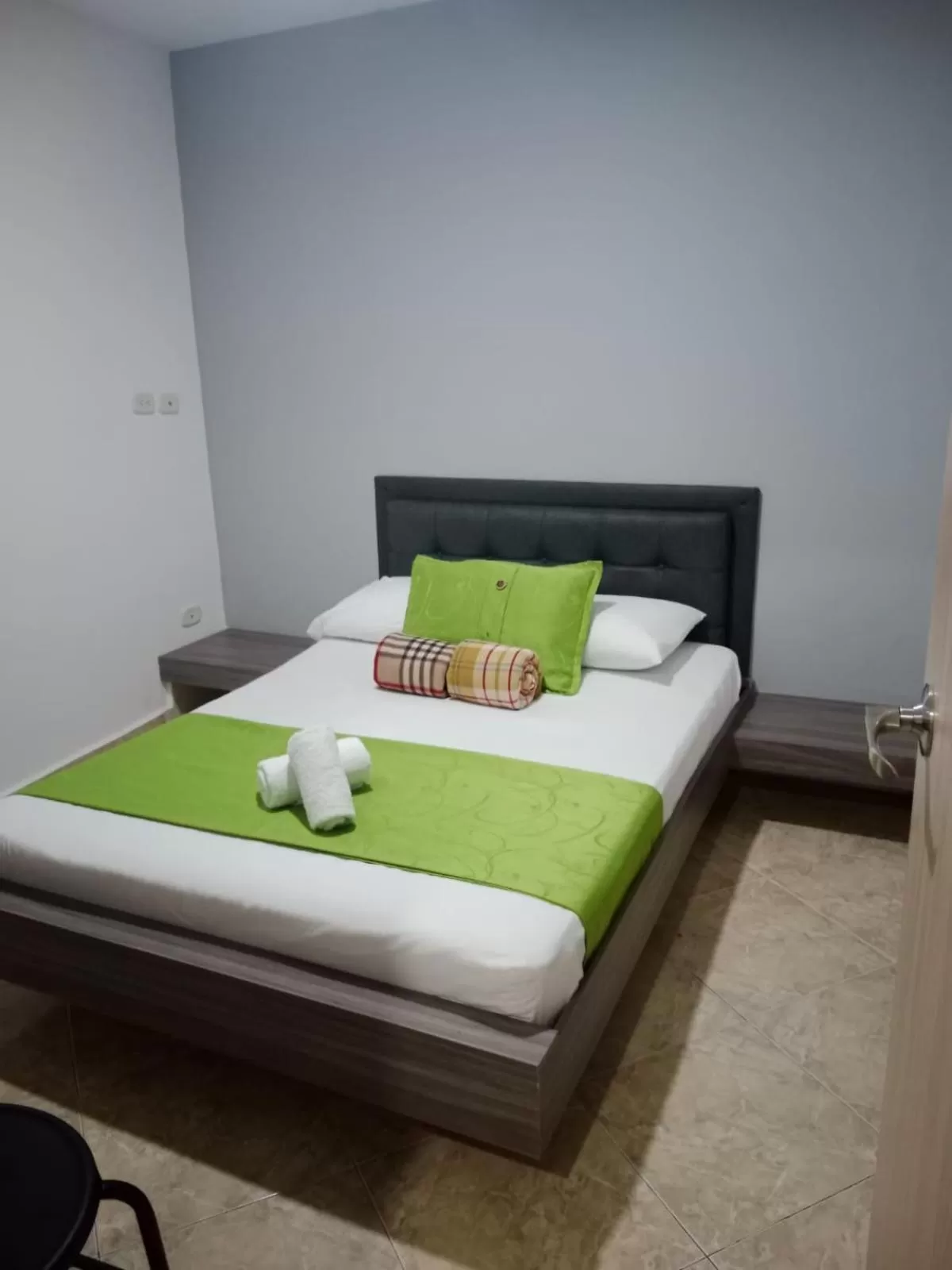 Bed in Hotel El Deportista