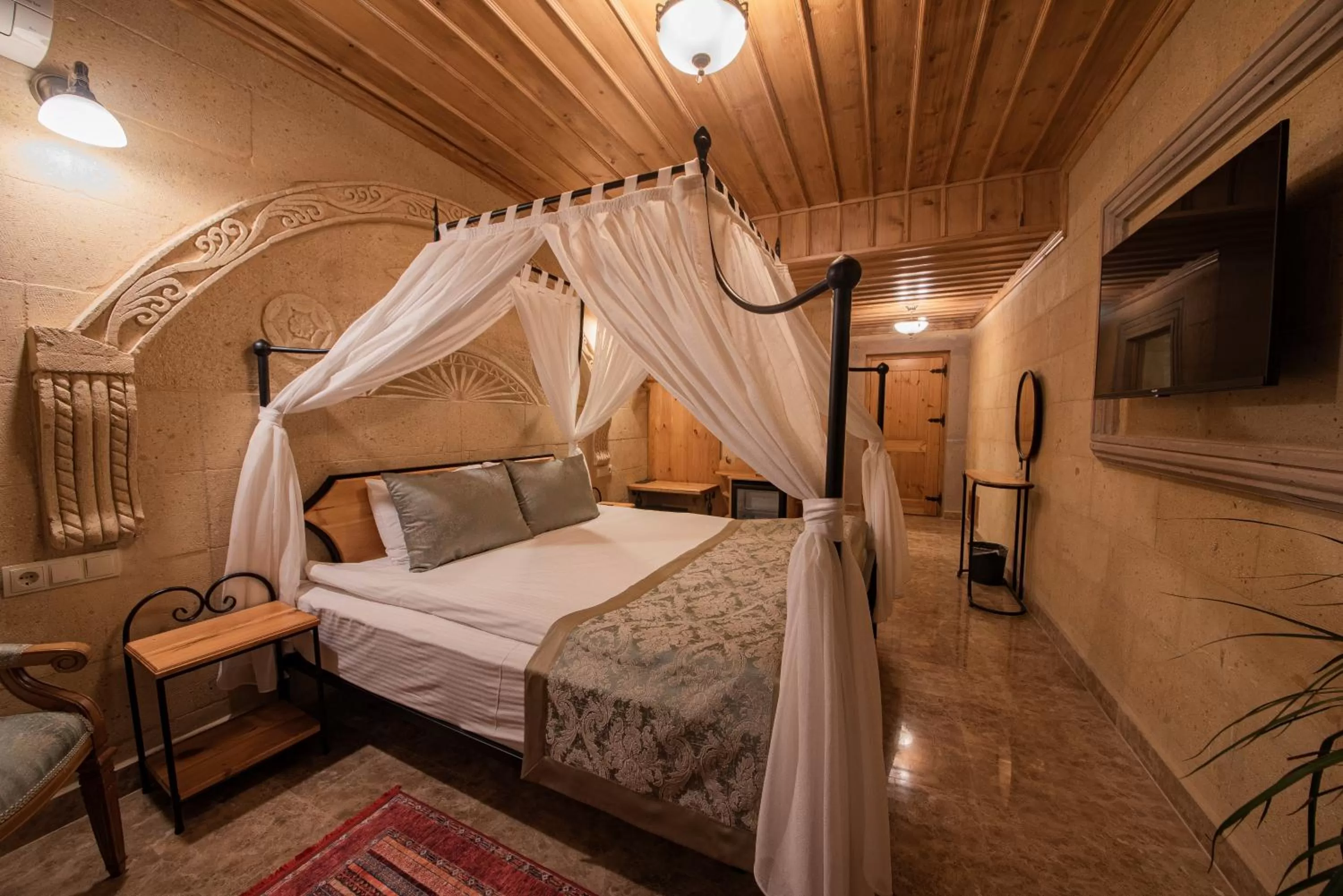 Bed in Cratus Stone Palace