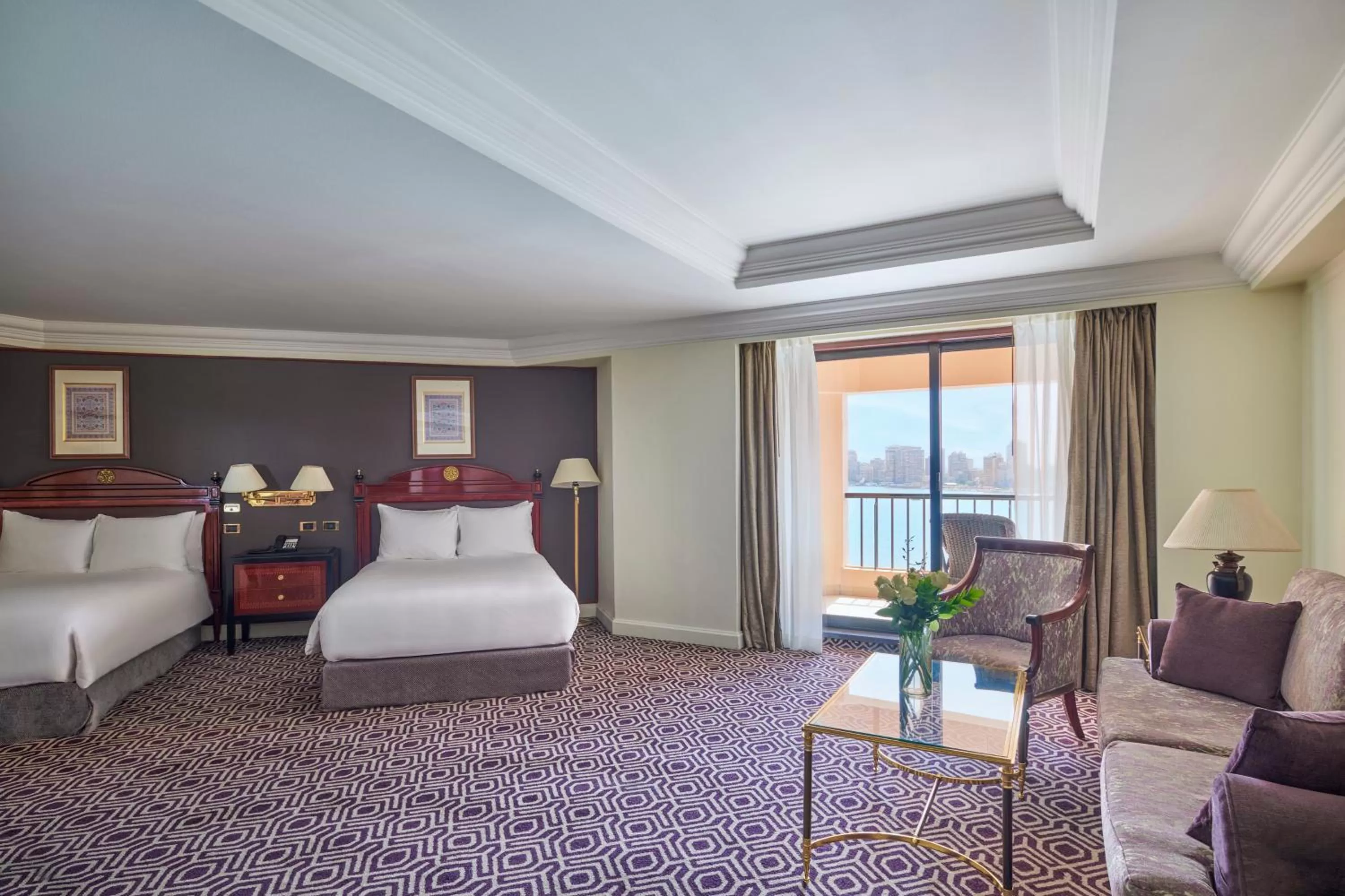 Junior Twin Suite with Nile View - Smoking in InterContinental Cairo Semiramis by IHG