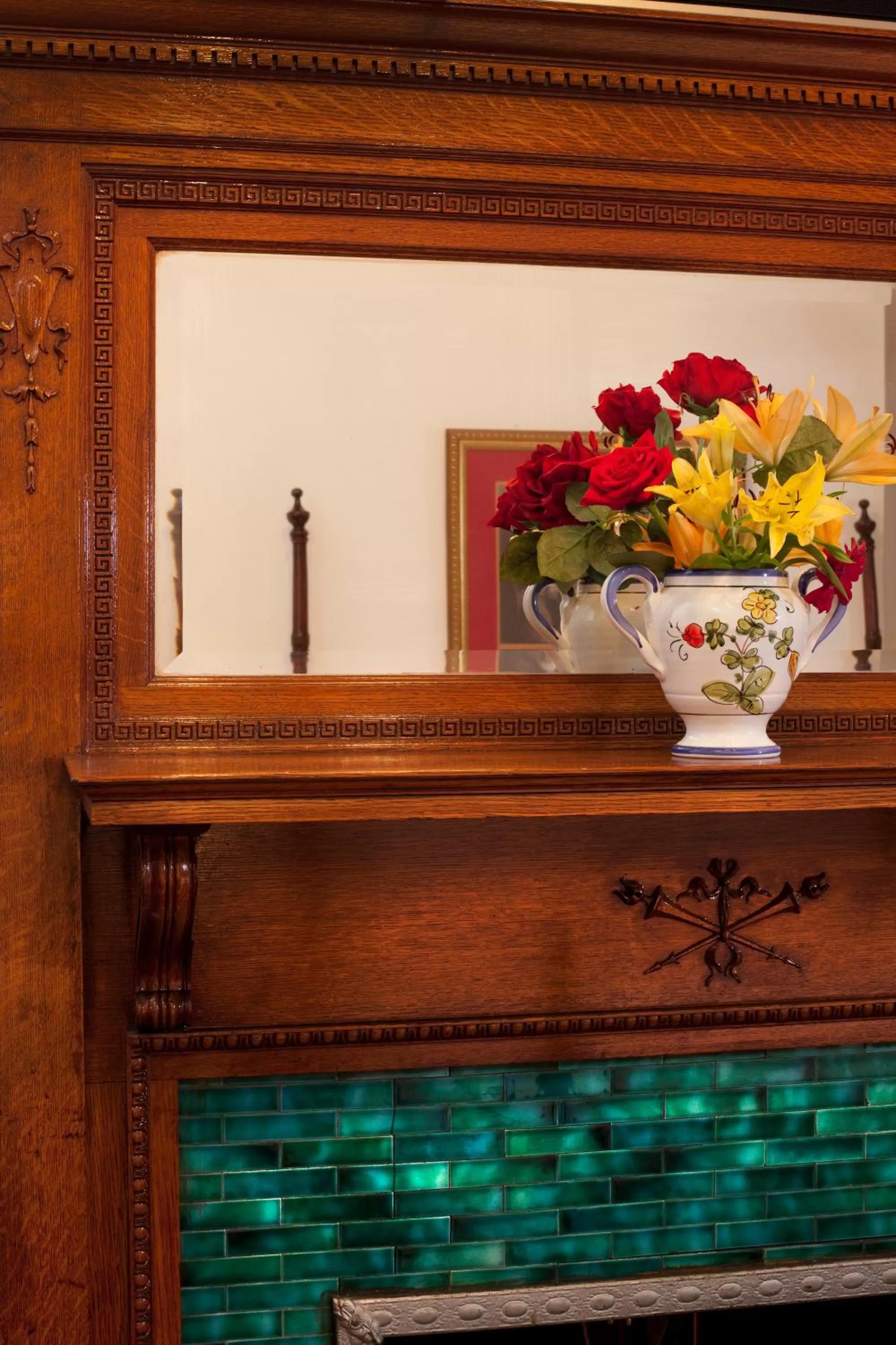 Decorative detail in American Guest House, a Washington DC Bed and Breakfast