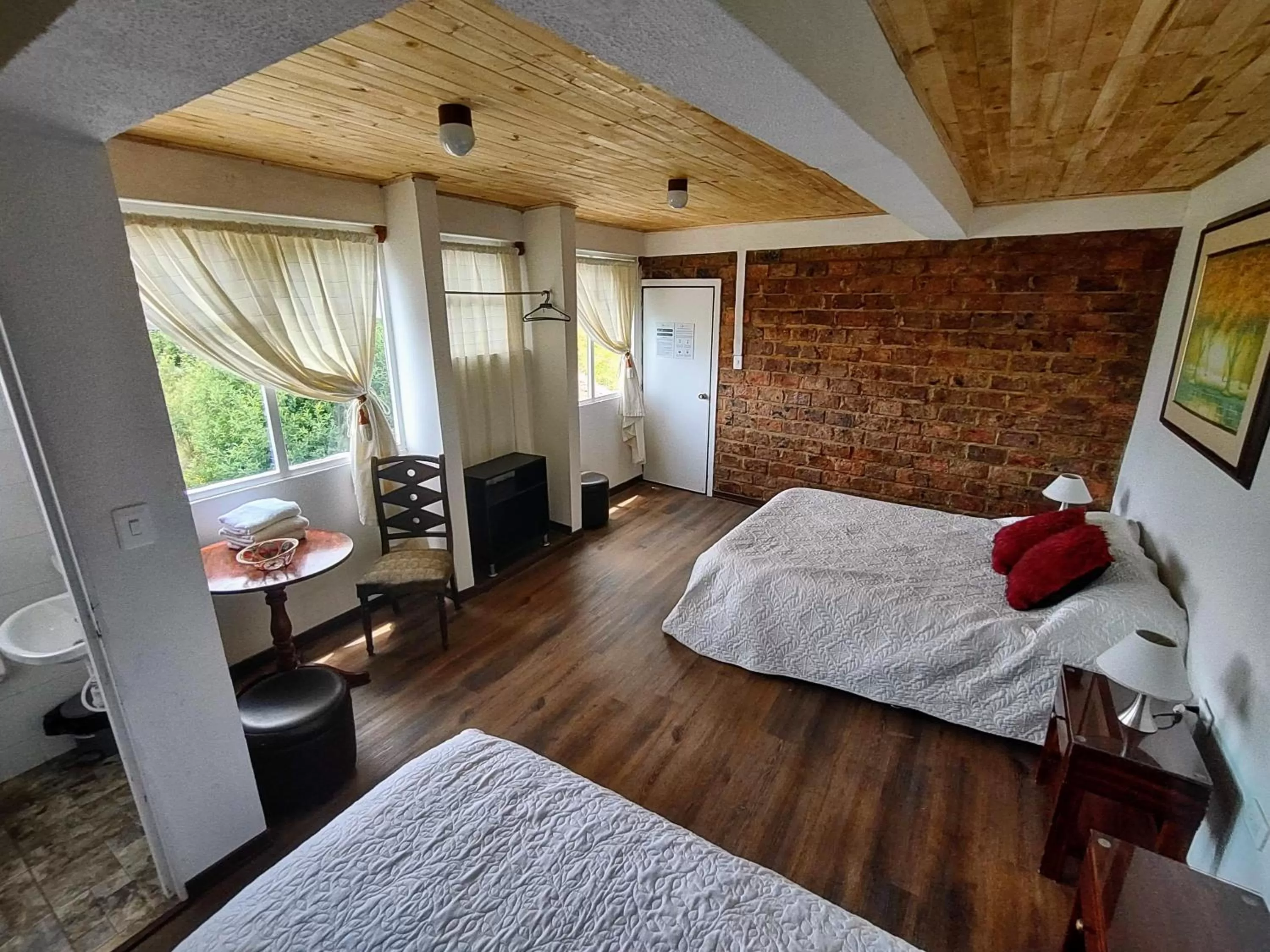 Bedroom in Refugio Génesis habitaciones Lago de Tota
