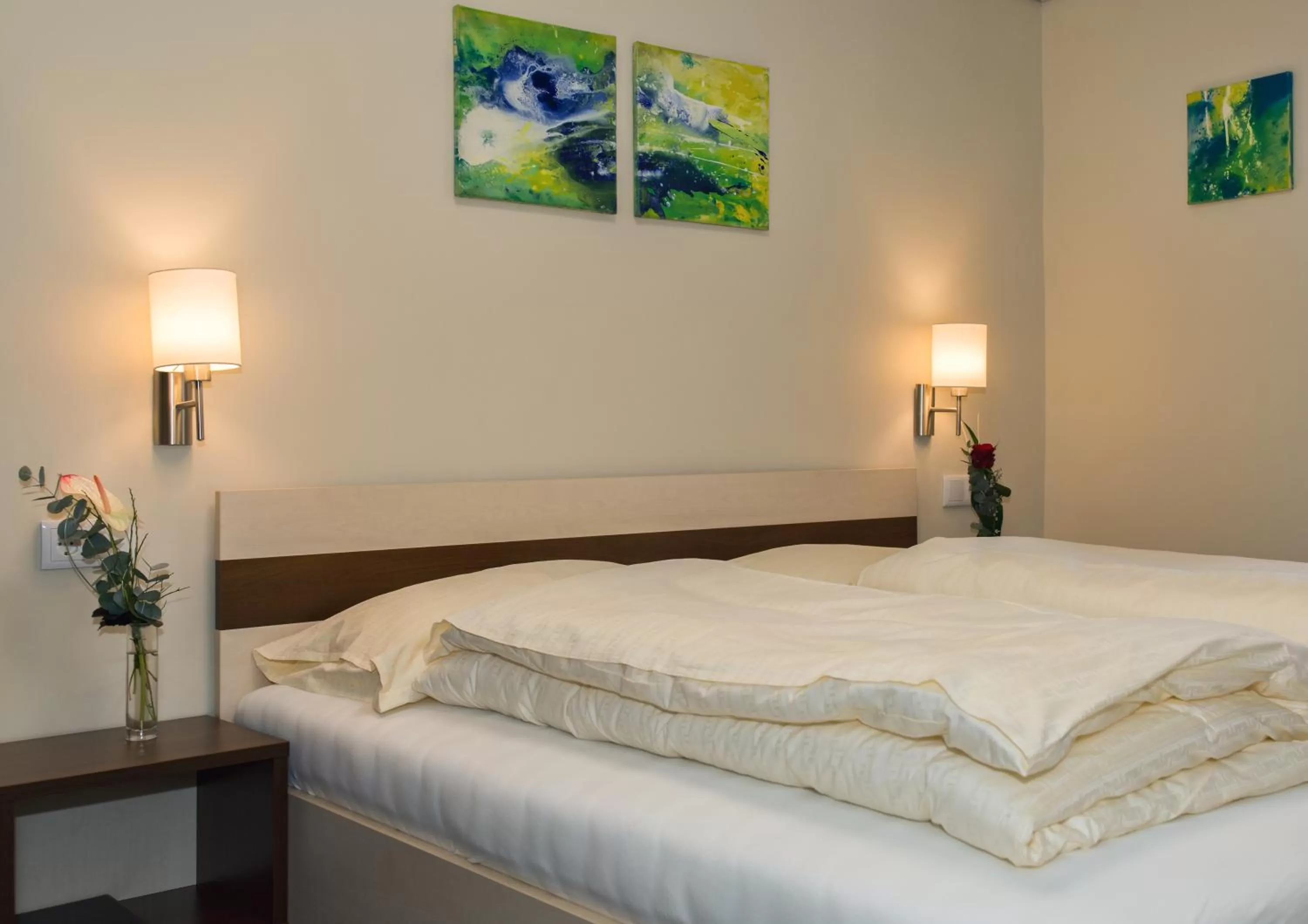 Bed in Hotel Guidassoni