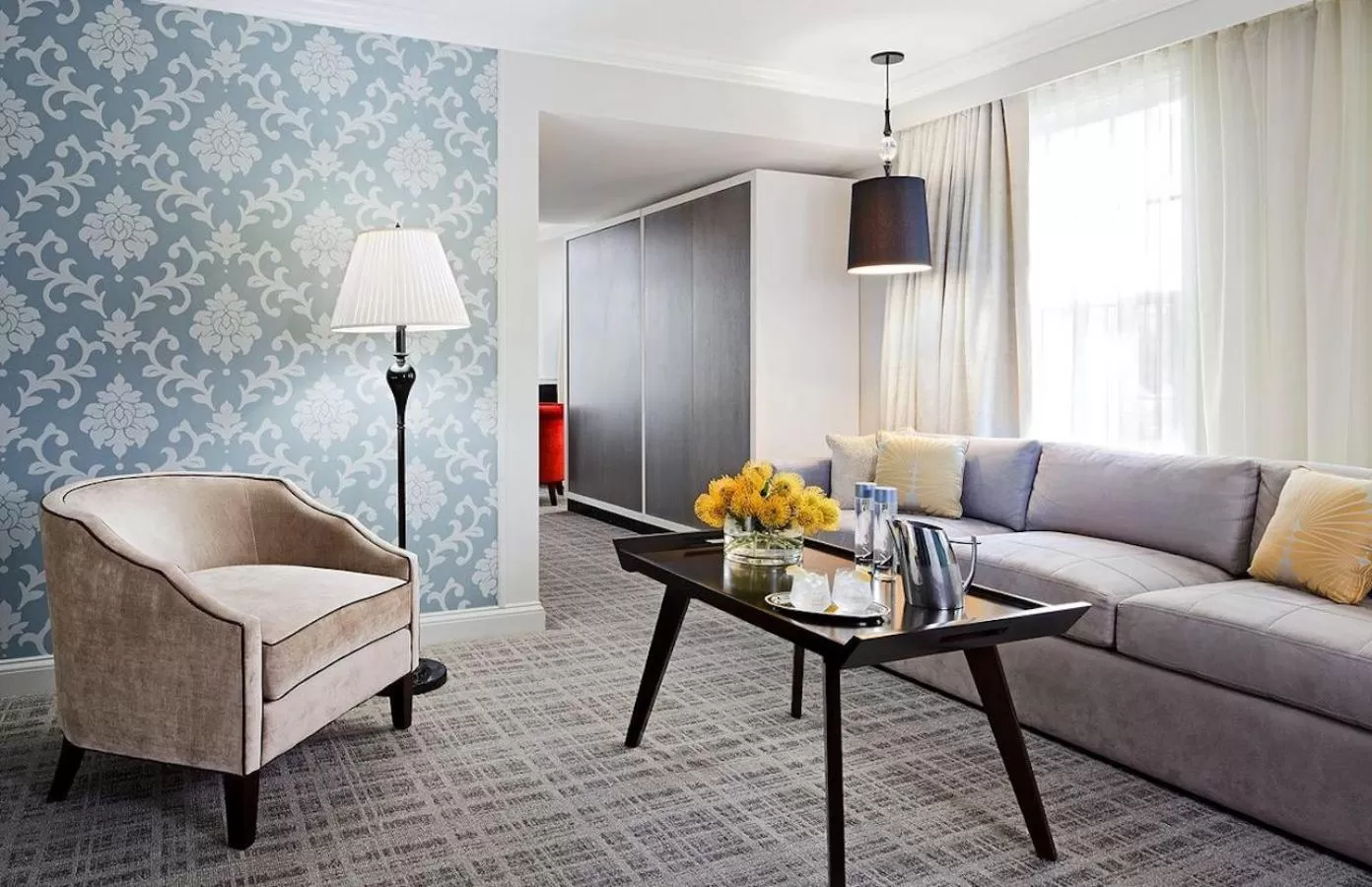 Living room in The Graham Georgetown