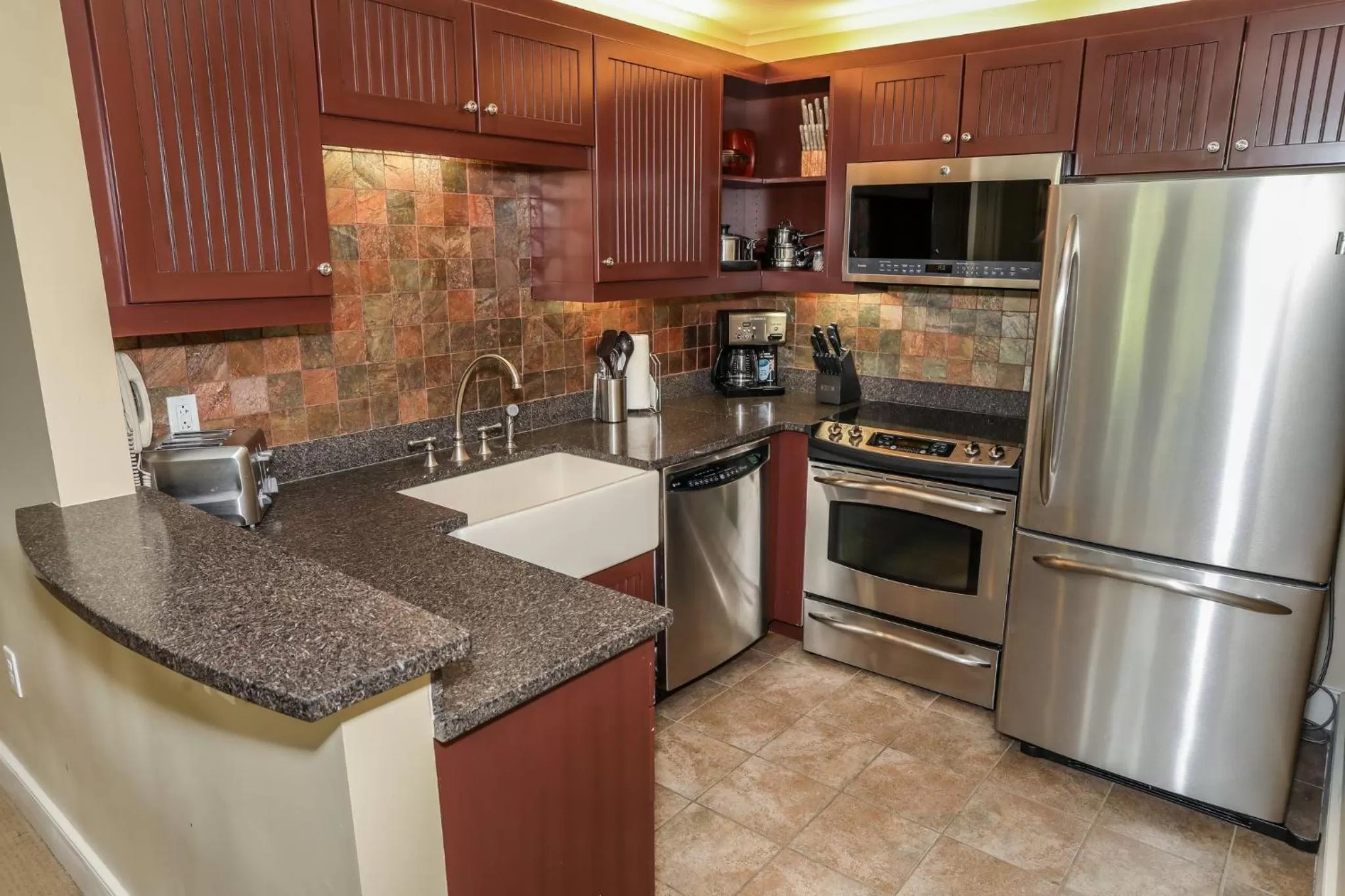 Kitchen or kitchenette in Jackson Gore Village on Okemo Mountain