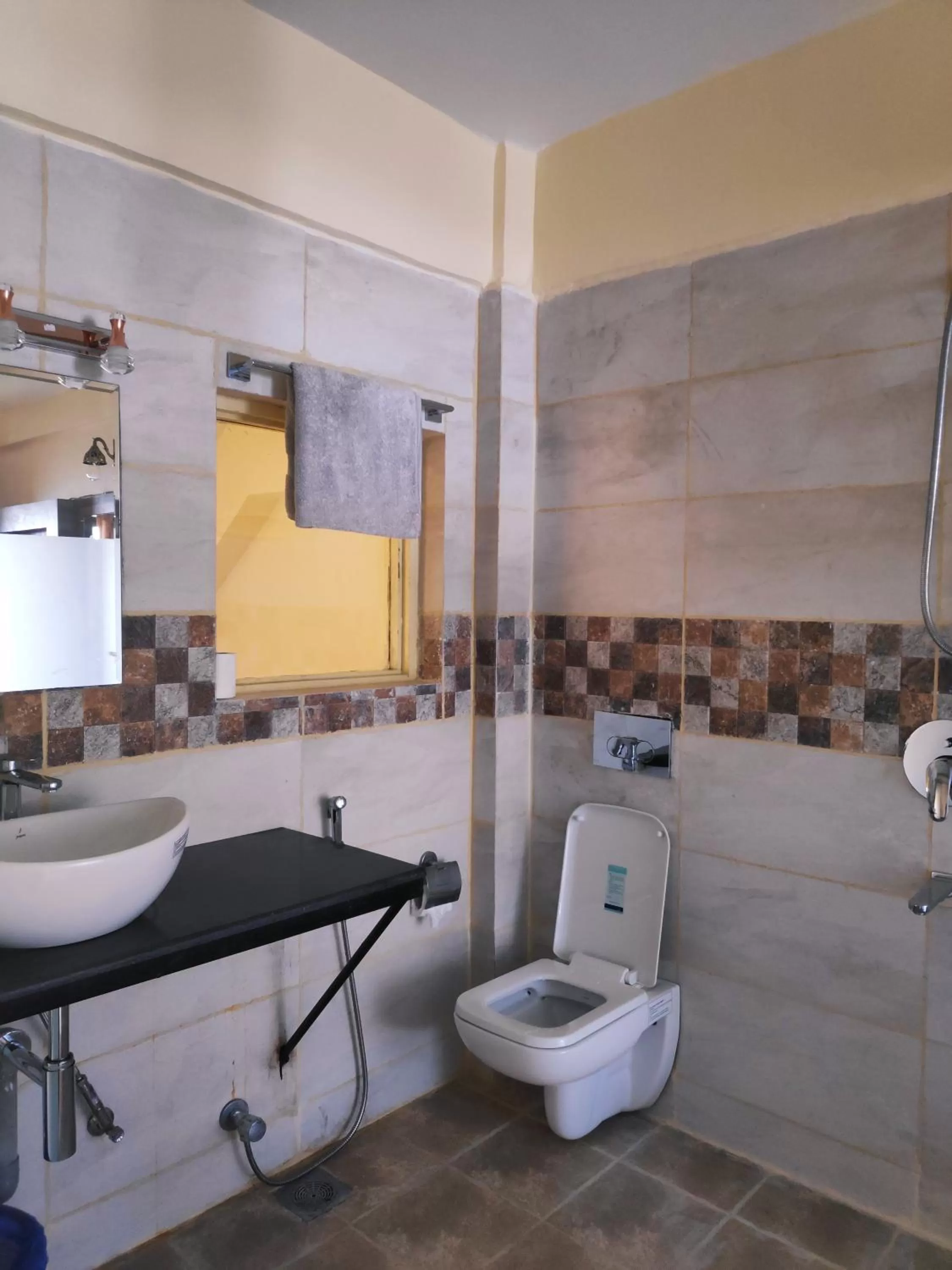 Toilet in Hotel Green Valley Nagarkot