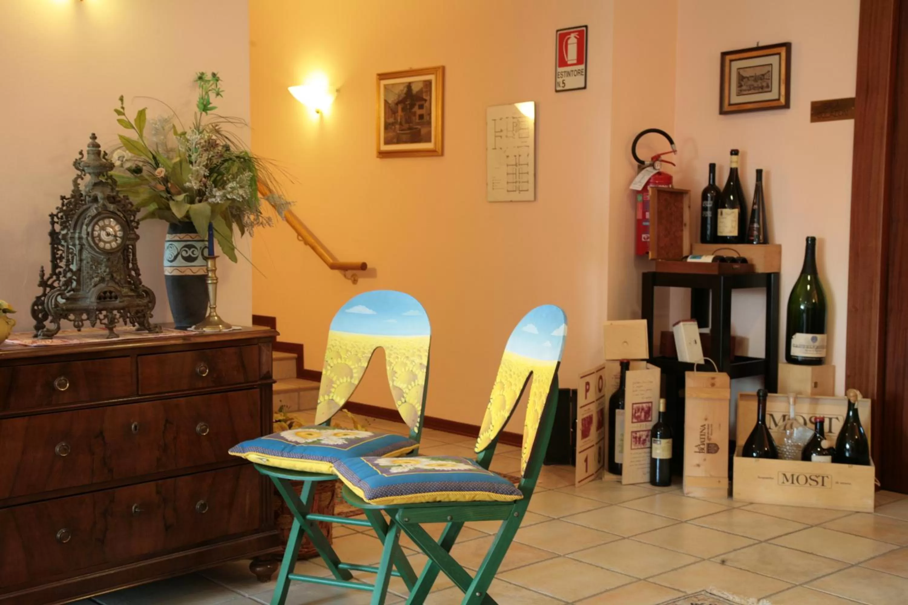 Decorative detail in Hotel Al Ponte