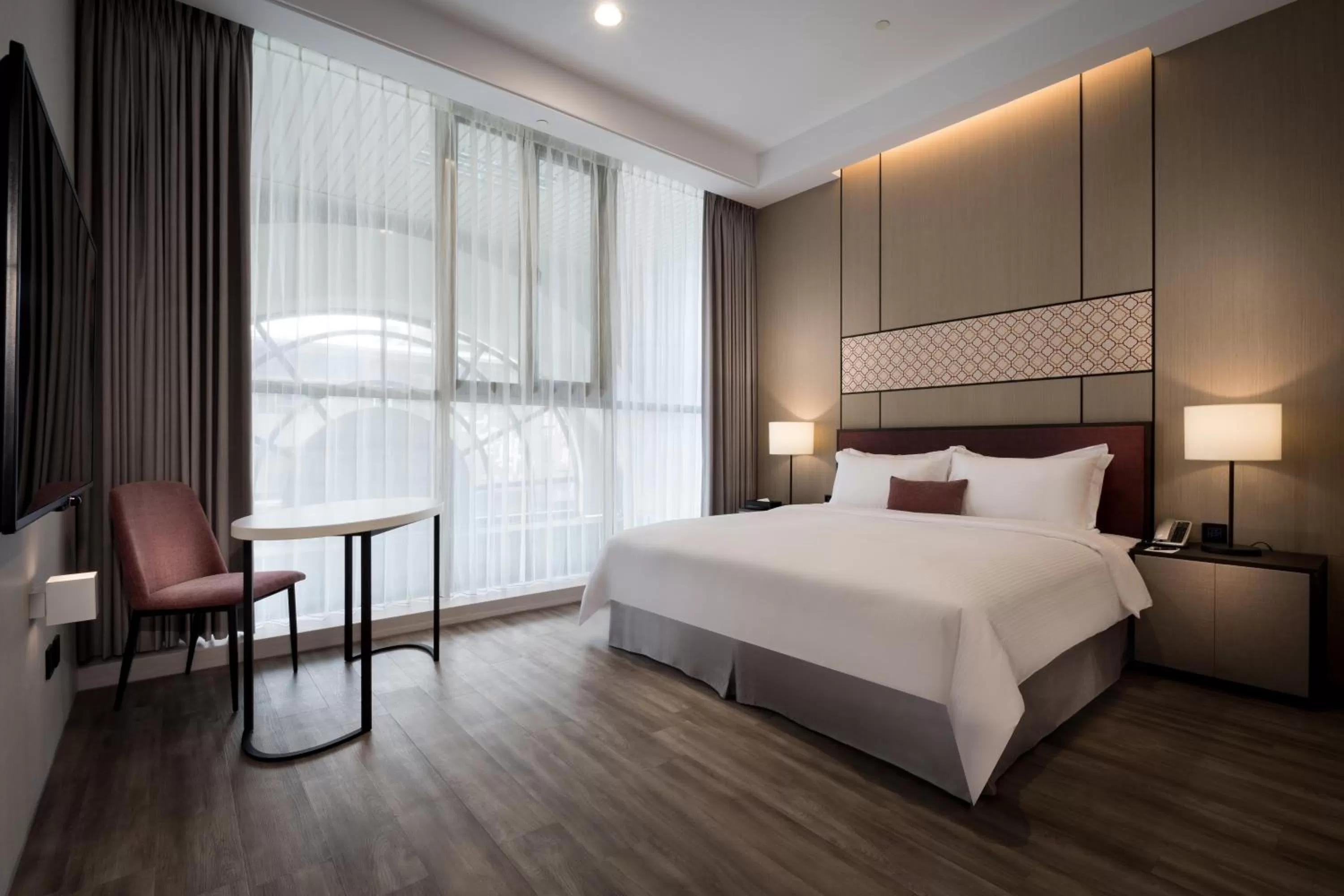 Bed in 台南星鑽國際商旅 Hua Hotel