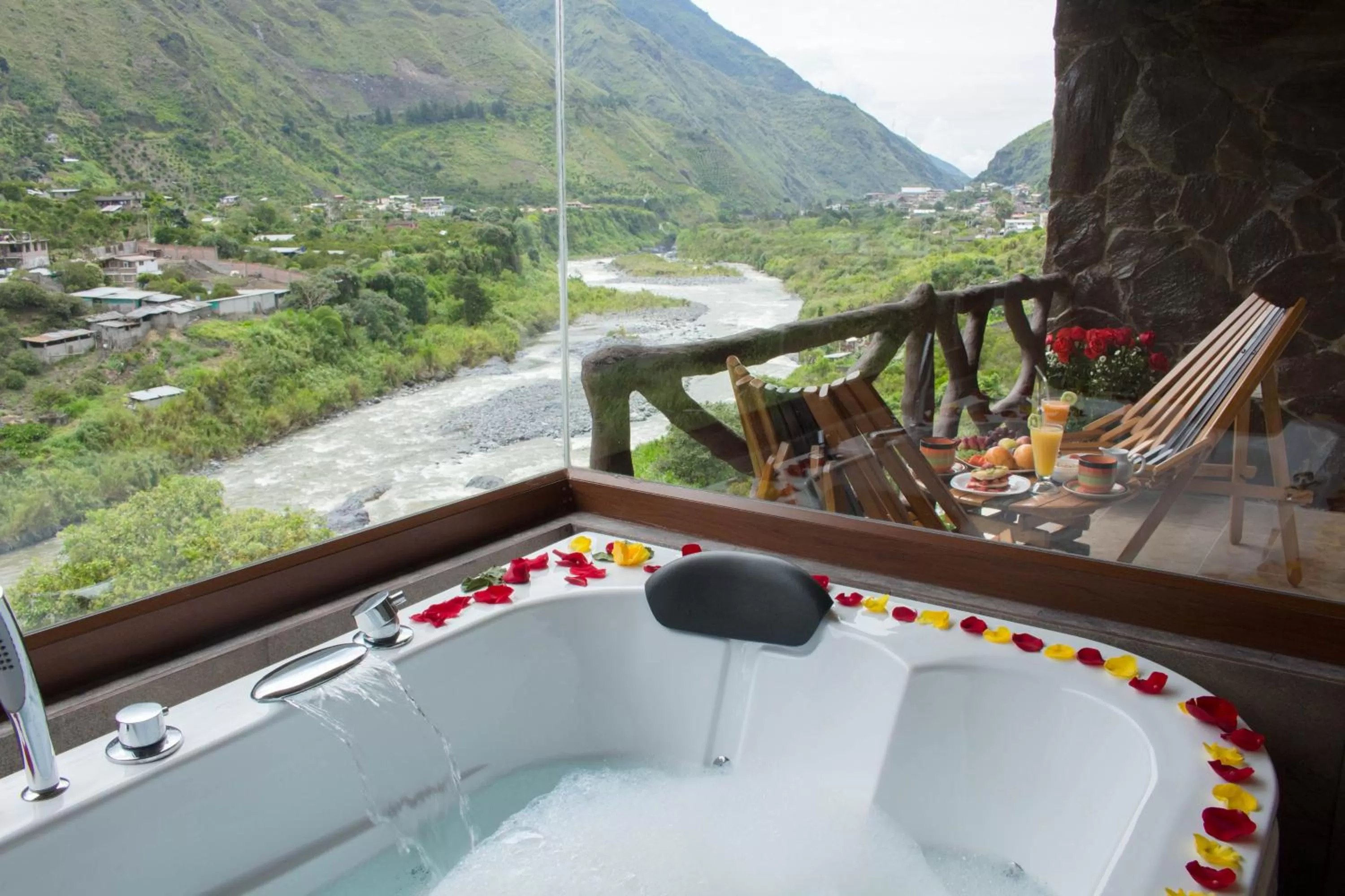 Balcony/Terrace, Bathroom in Aldea Real Eco Friendly