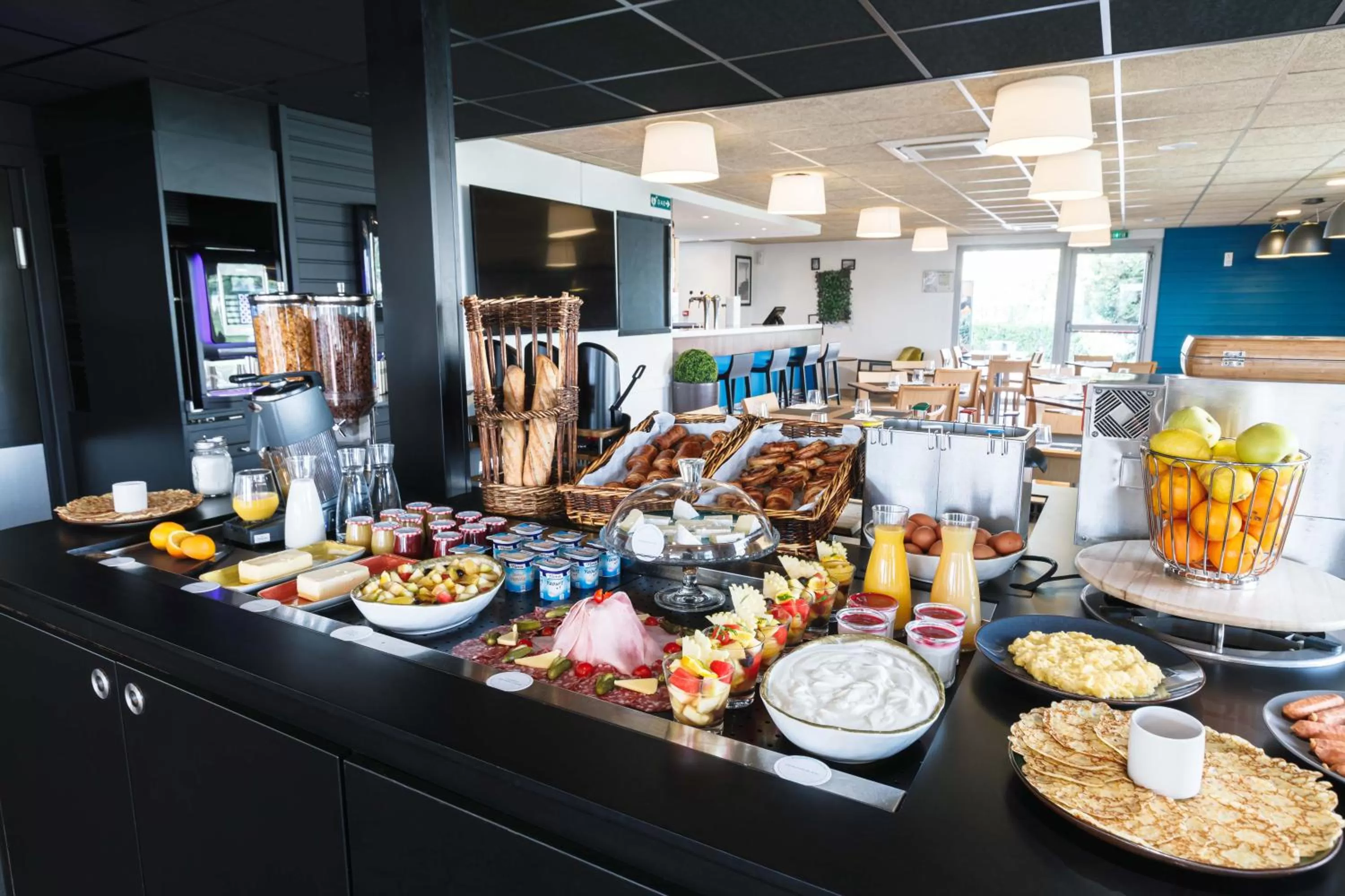 Continental breakfast in Campanile NATURE - Lyon Est Bron Eurexpo