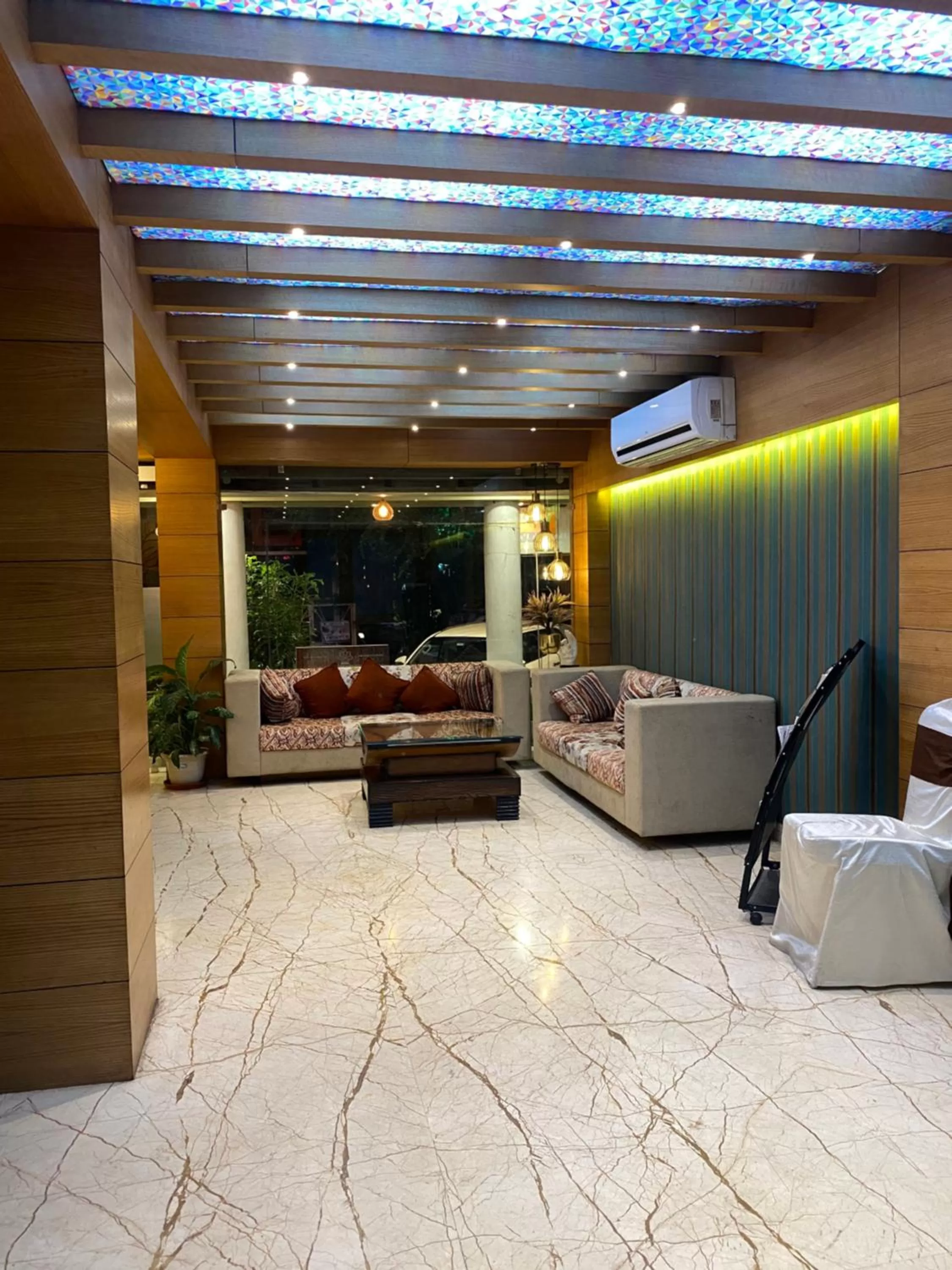 Seating area in Hotel Aditya Residency