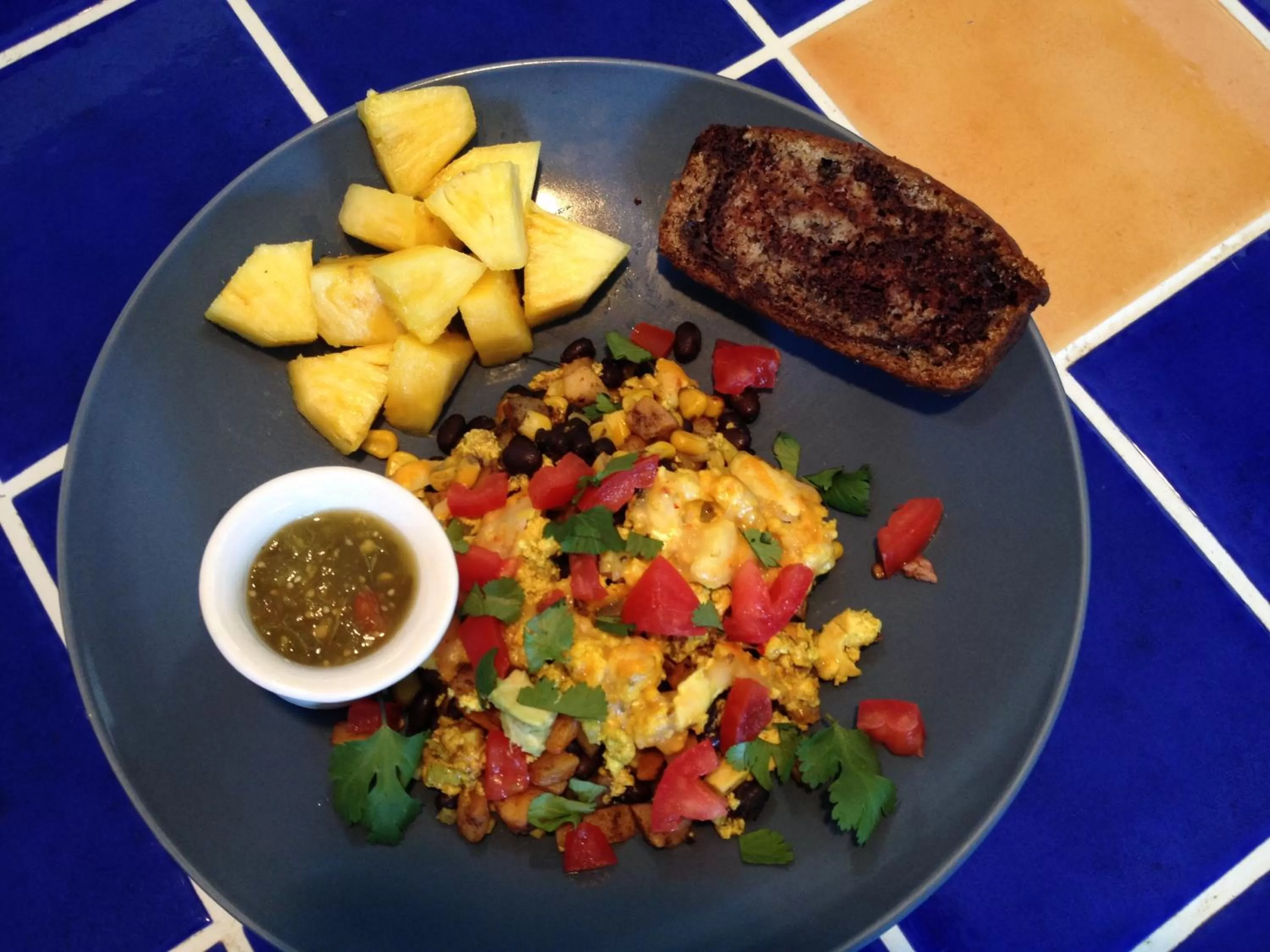 American breakfast in La Grange Country Inn