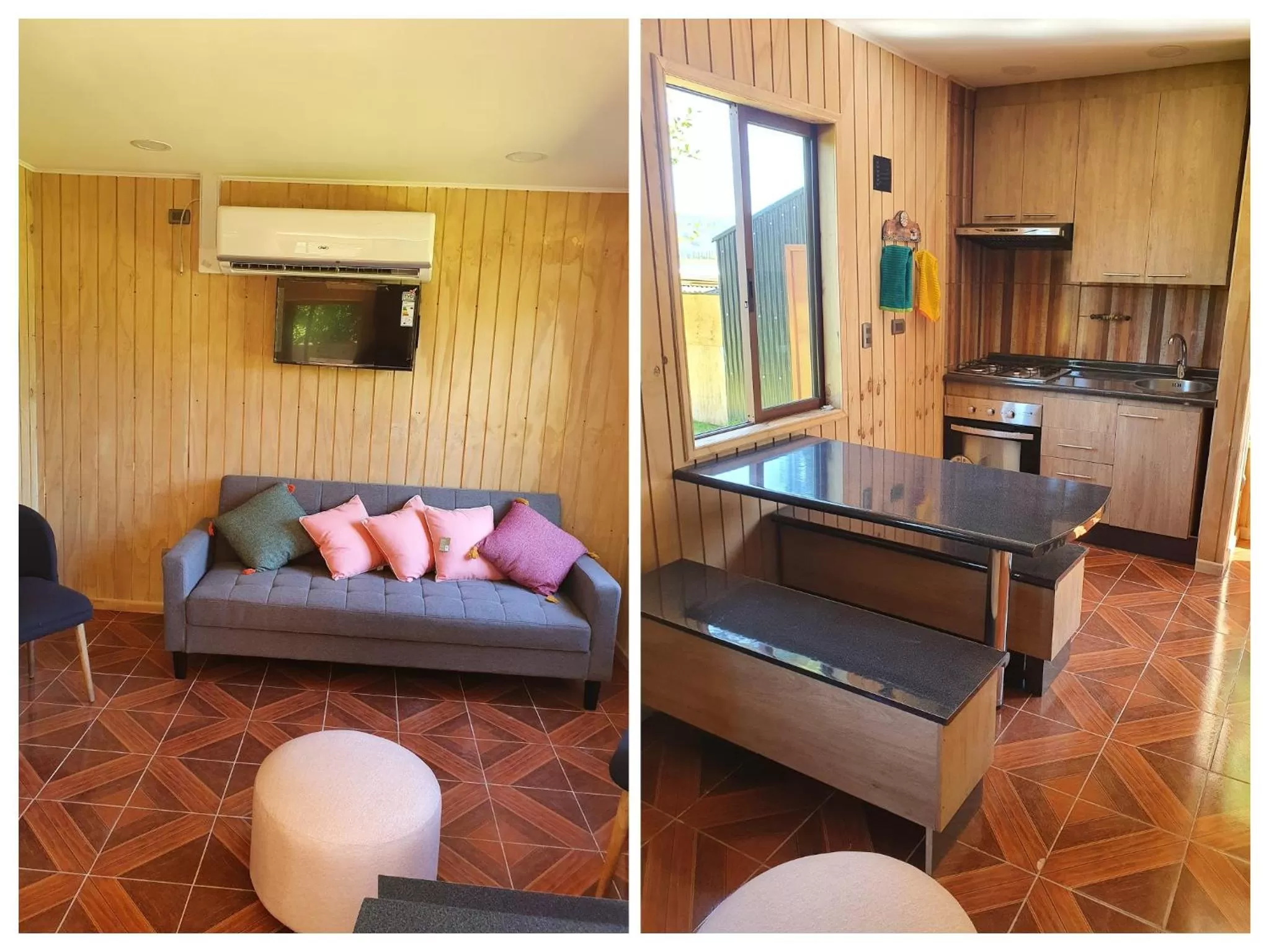 Living room, Seating Area in Cabañas Rosner