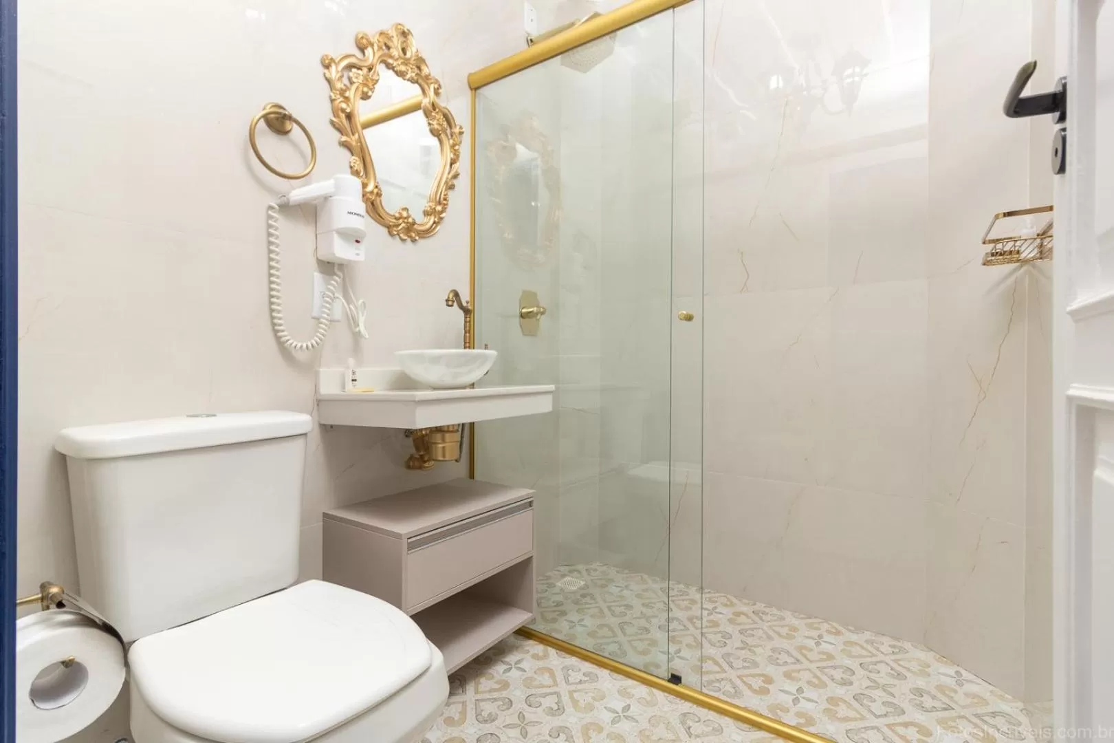 Bathroom in Pousada Aconchego