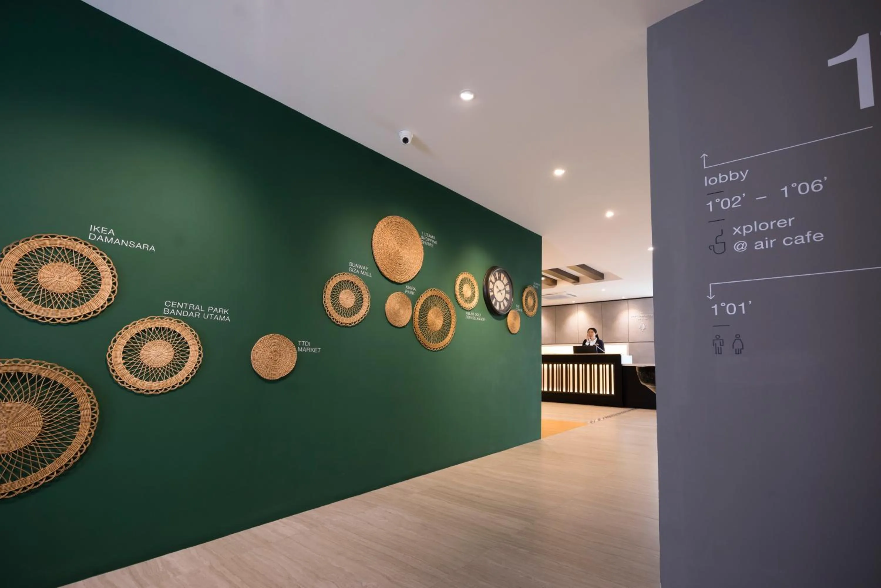 Decorative detail in H Boutique Hotel Xplorer Kota Damansara