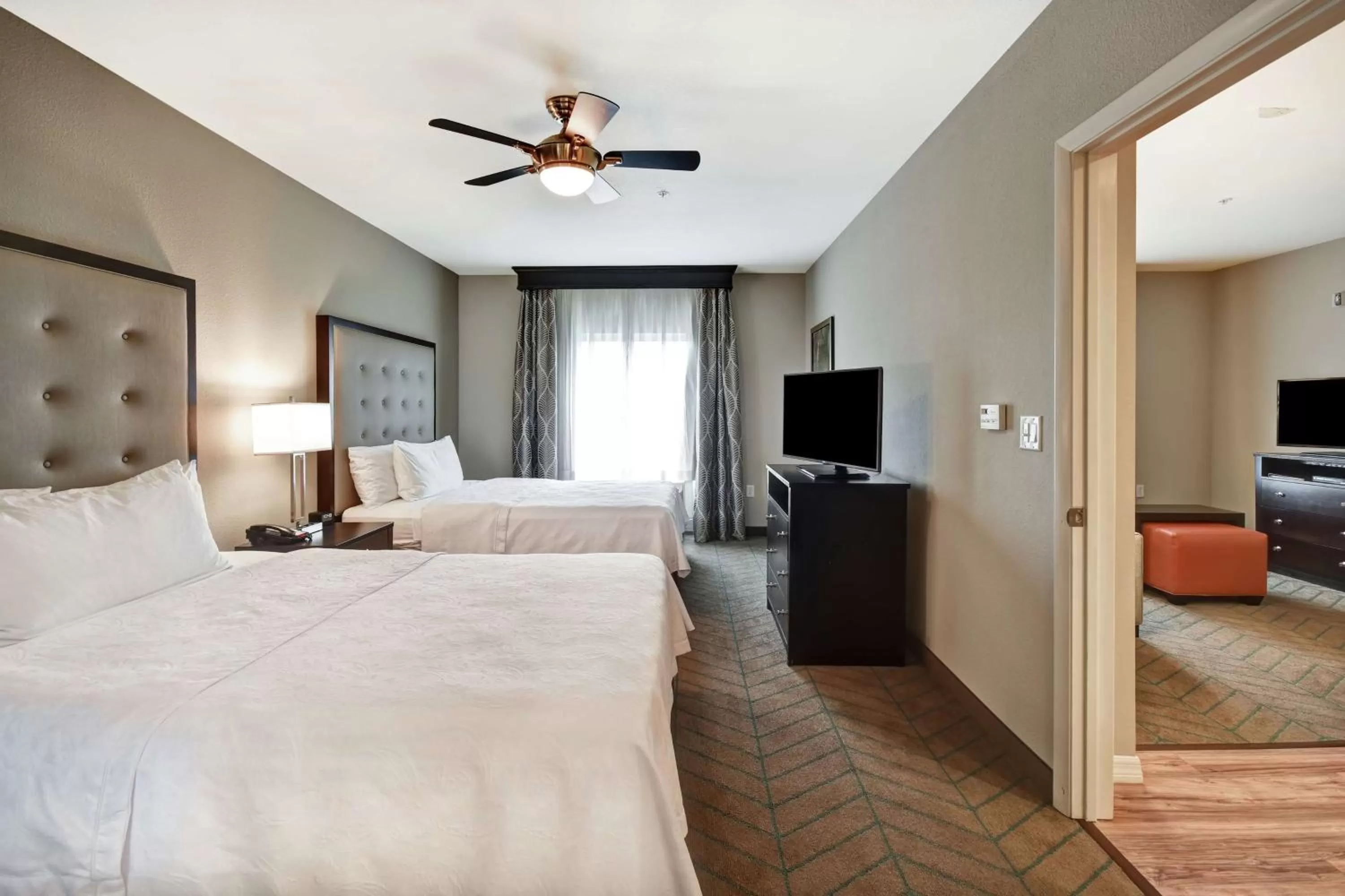 Bedroom, Bed in Homewood Suites by Hilton Tampa-Port Richey