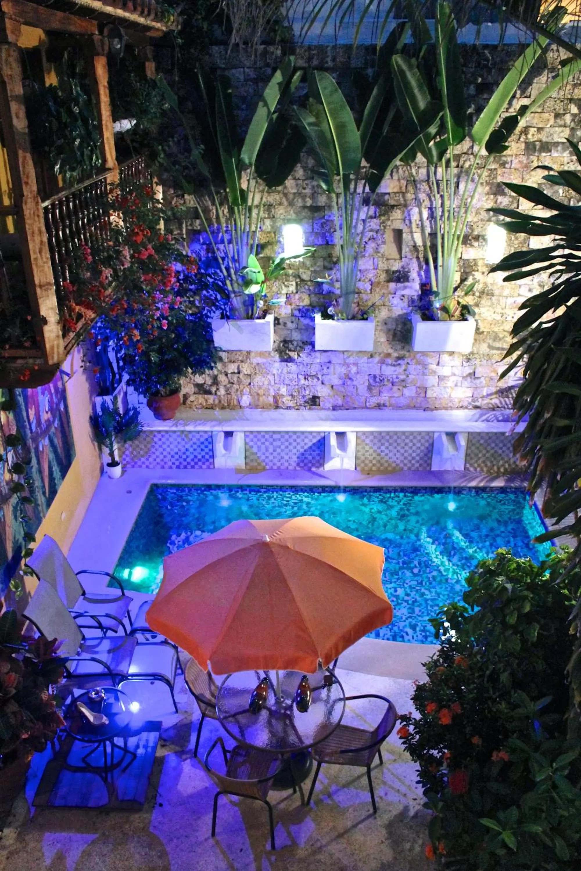 Patio, Pool View in Hotel Casa Gloria Boutique