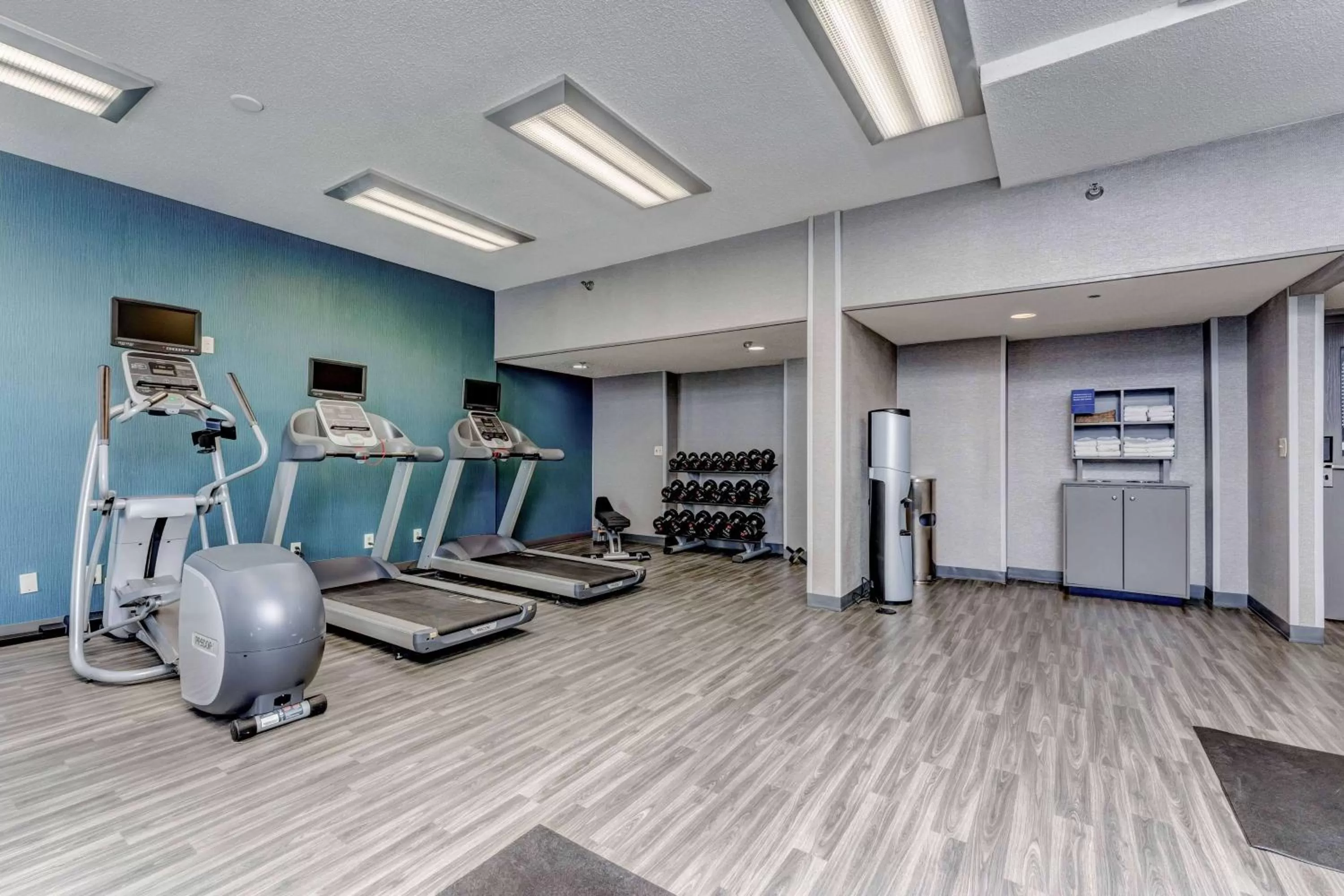 Fitness centre/facilities in Hampton Inn Morgantown