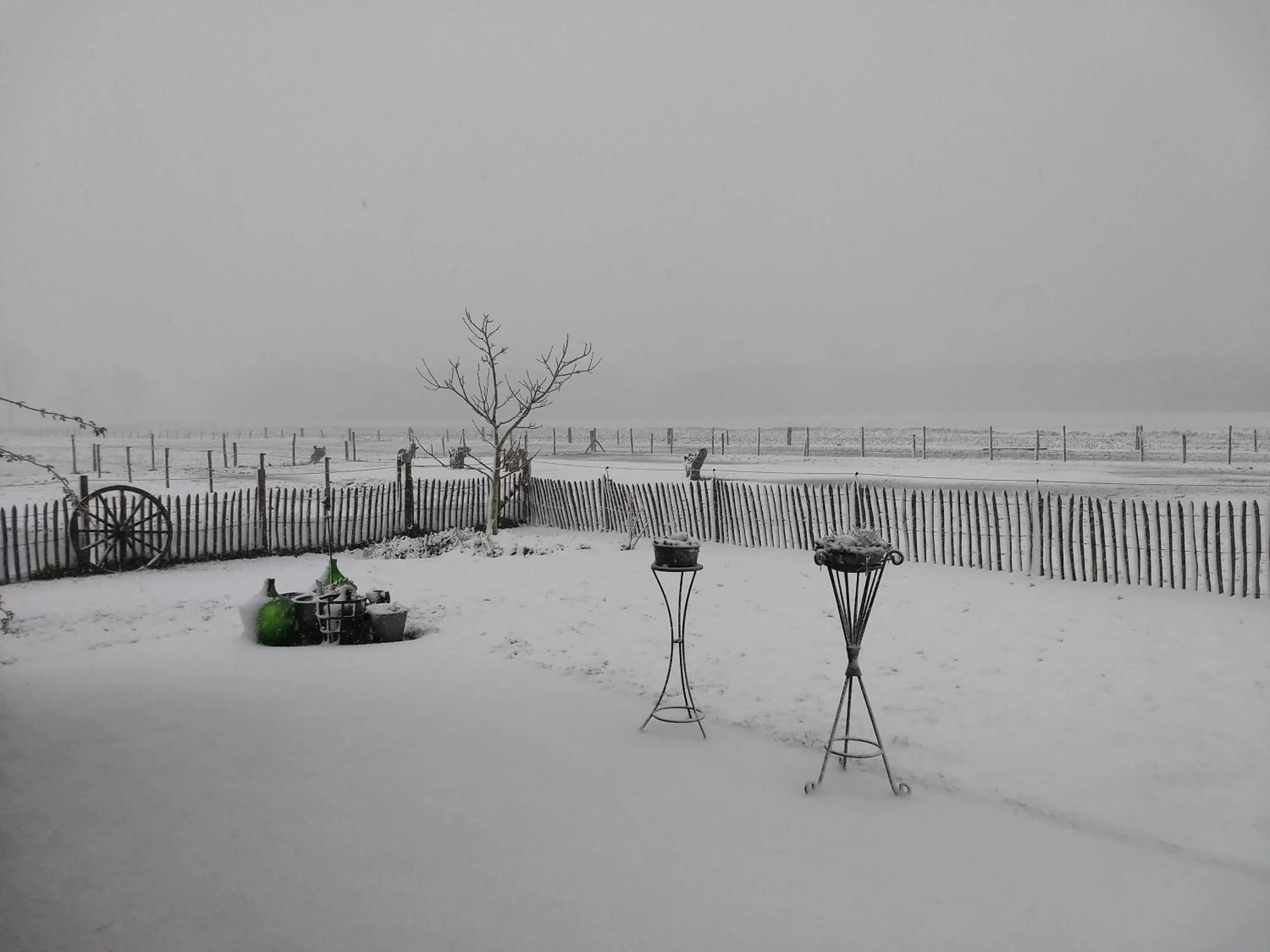 Garden view in B&B De Vossenbarm