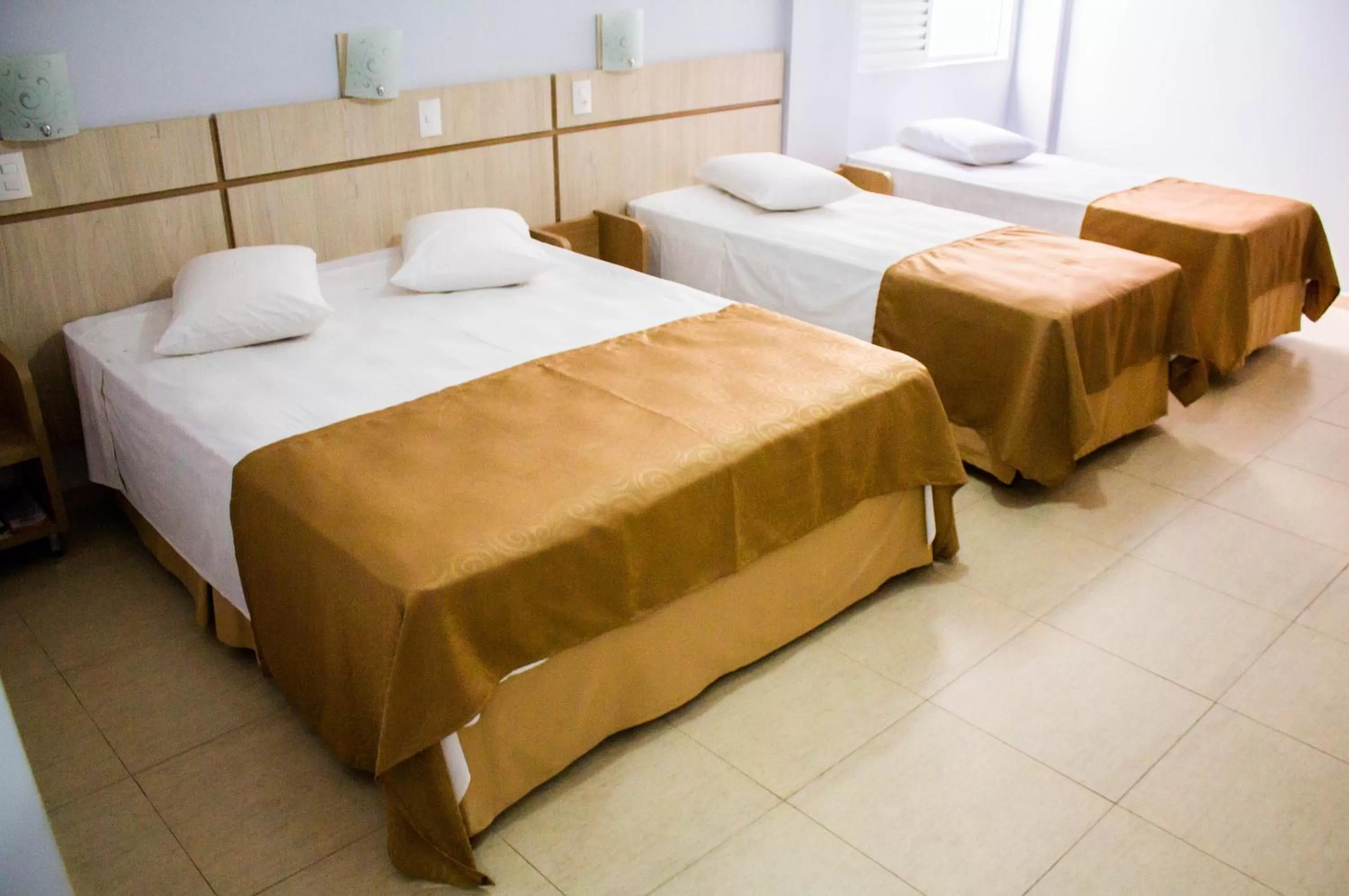Bed in Hotel Baviera Iguassu