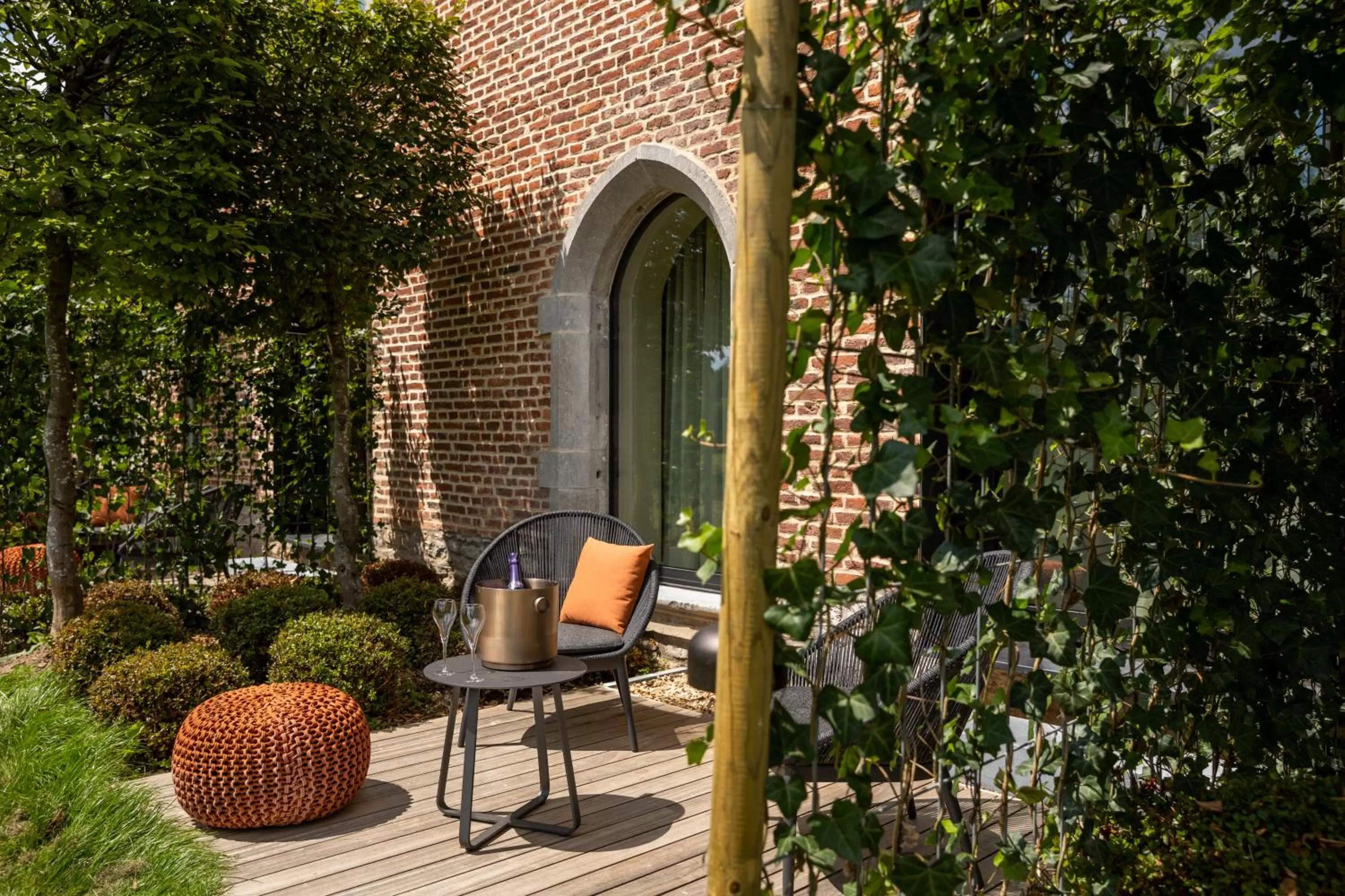 Garden in Château de Vignée