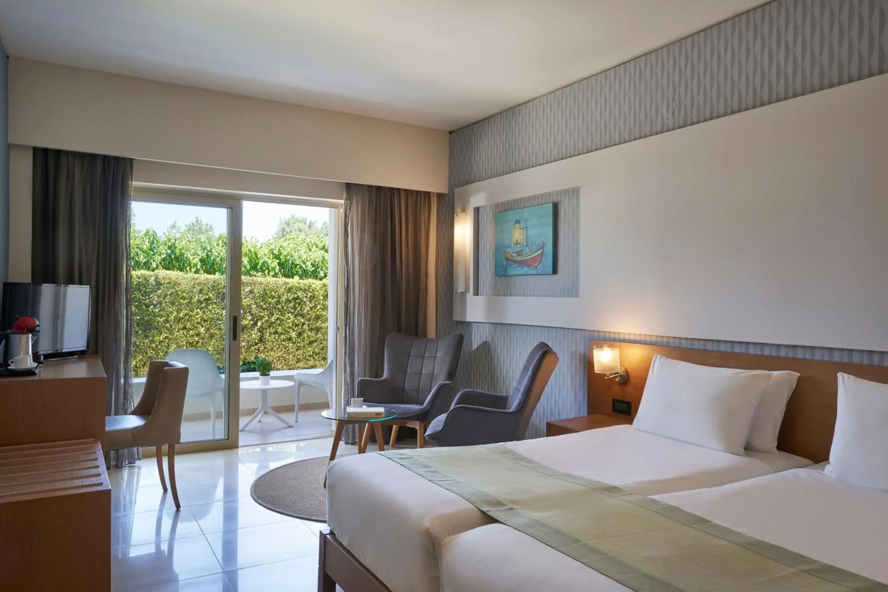 Superior Room with Garden View in Atlantica Amalthia Beach Hotel - Adults Only Superior Room with Garden View in Atlantica Amalthia Beach Hotel - Adults Only