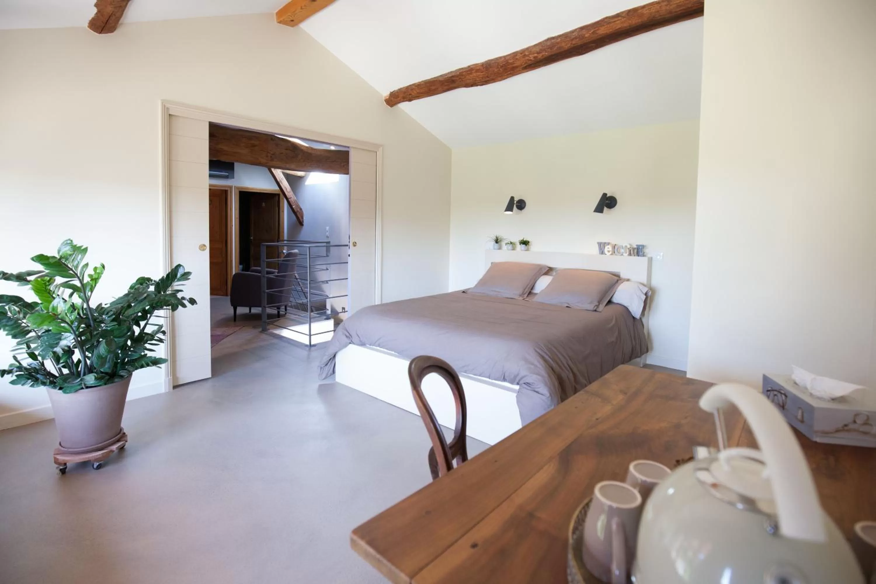 Bed in Le Relais de la Godasse