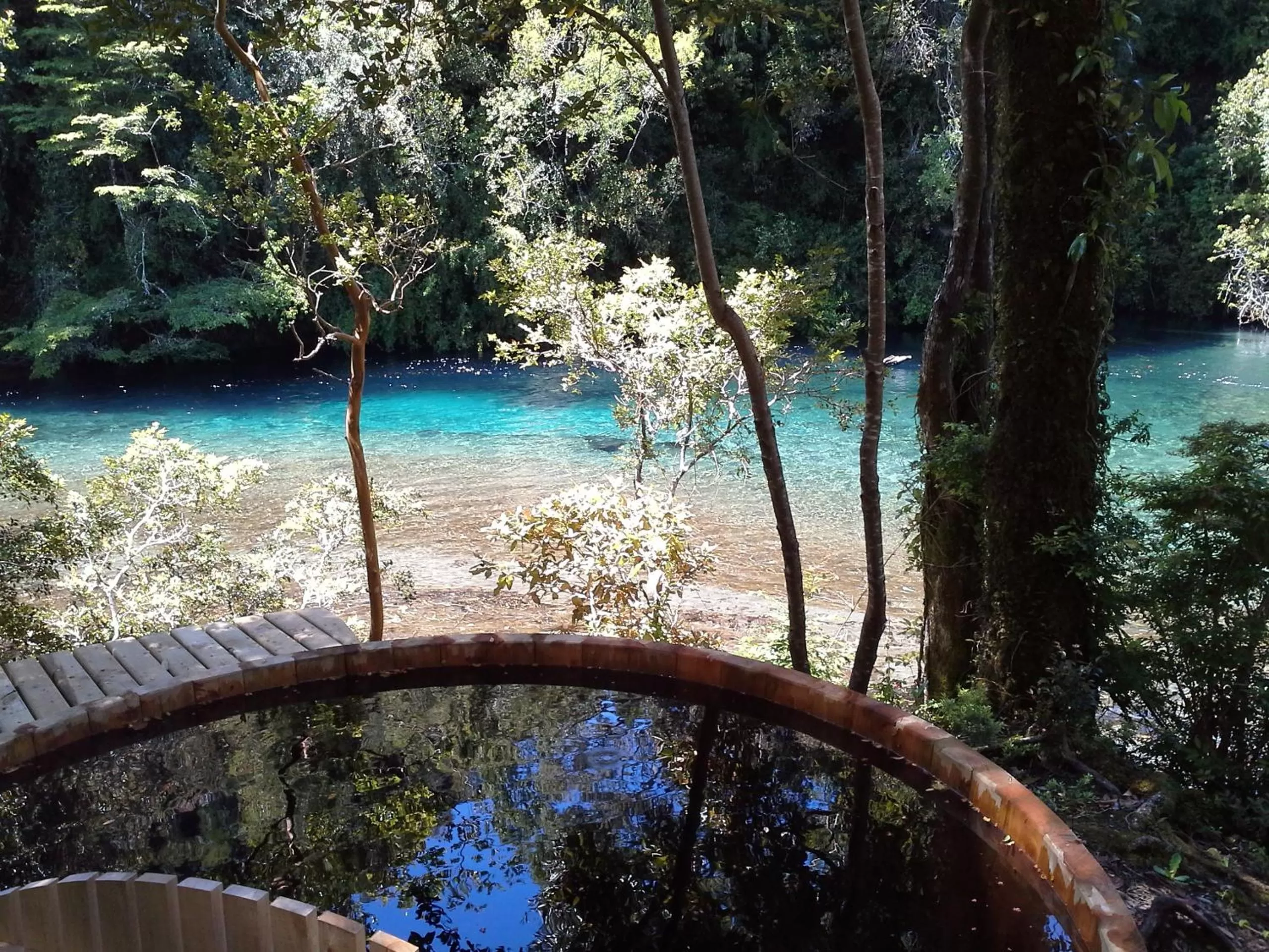 View (from property/room) in Hotel Salto del Carileufu