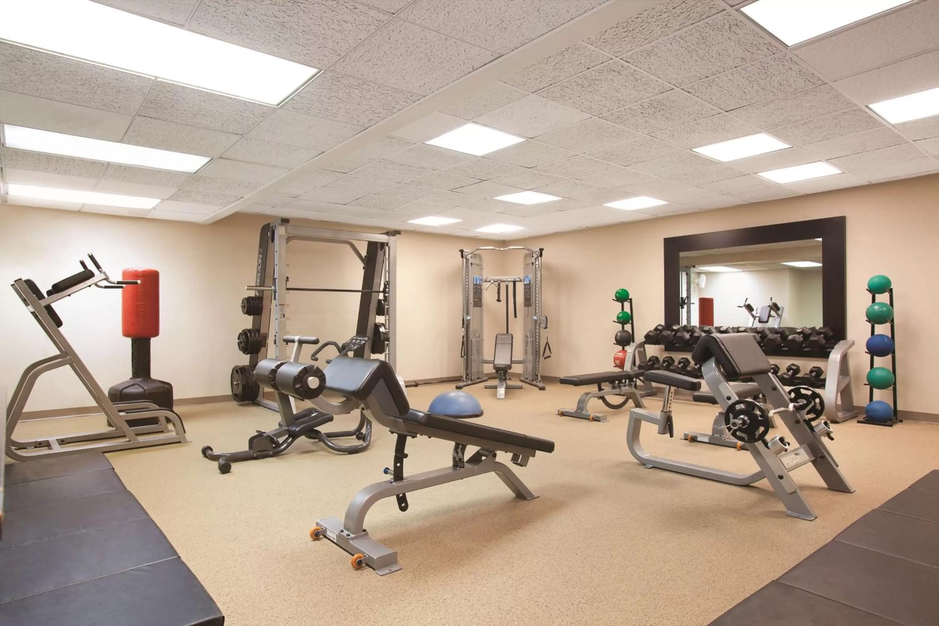 Fitness centre/facilities in Hilton Boston Dedham