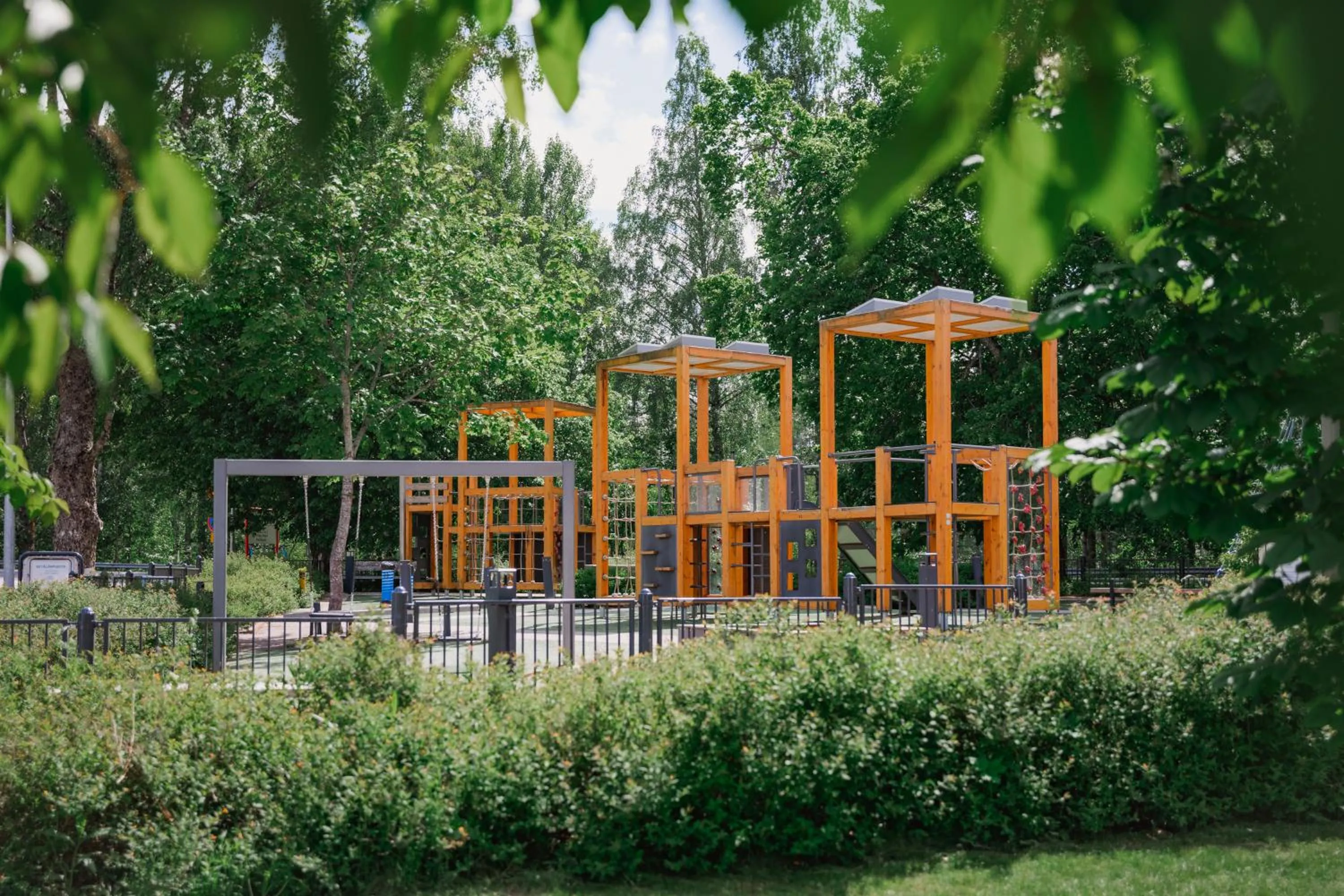 Children play ground in Holiday Club Saimaa Apartments
