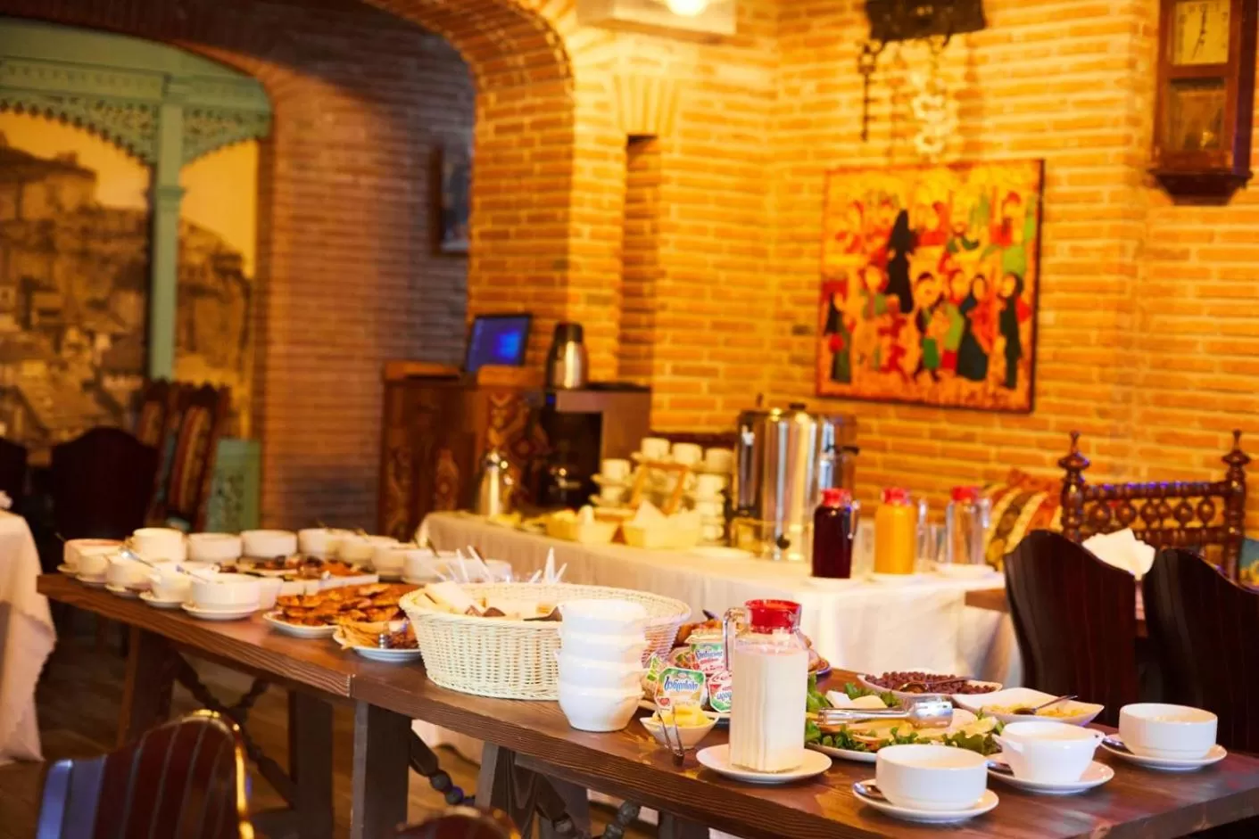 Food and drinks in Hotel Aivani Old Tbilisi