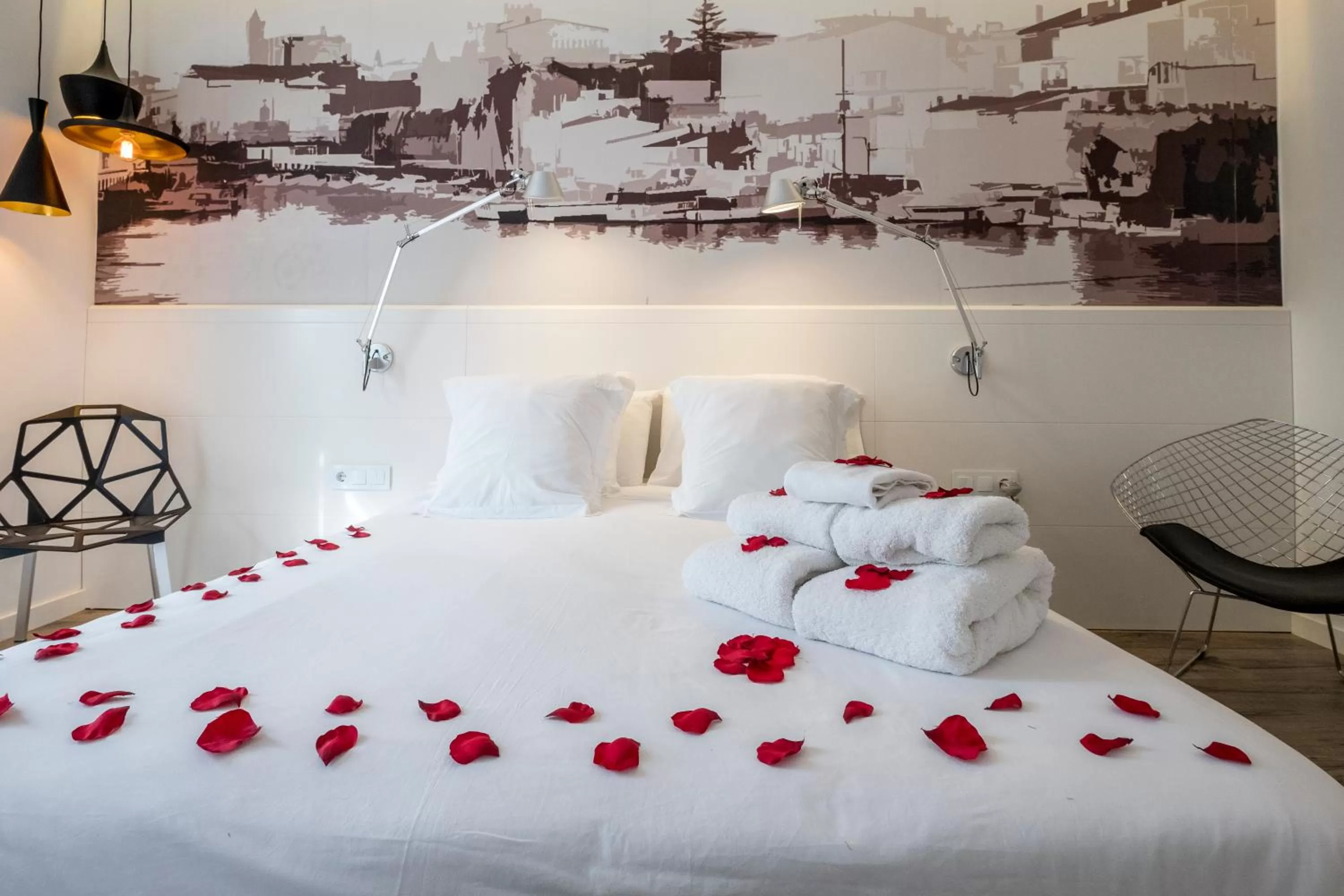 Bed in Hotel Abril 37