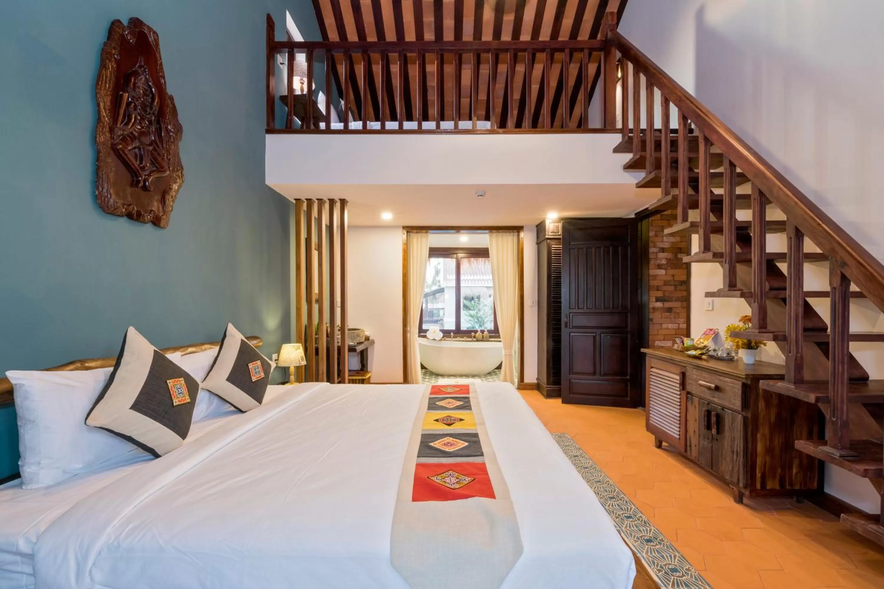 Coffee/tea facilities, Bed in Zest Resort & Spa Hoi An