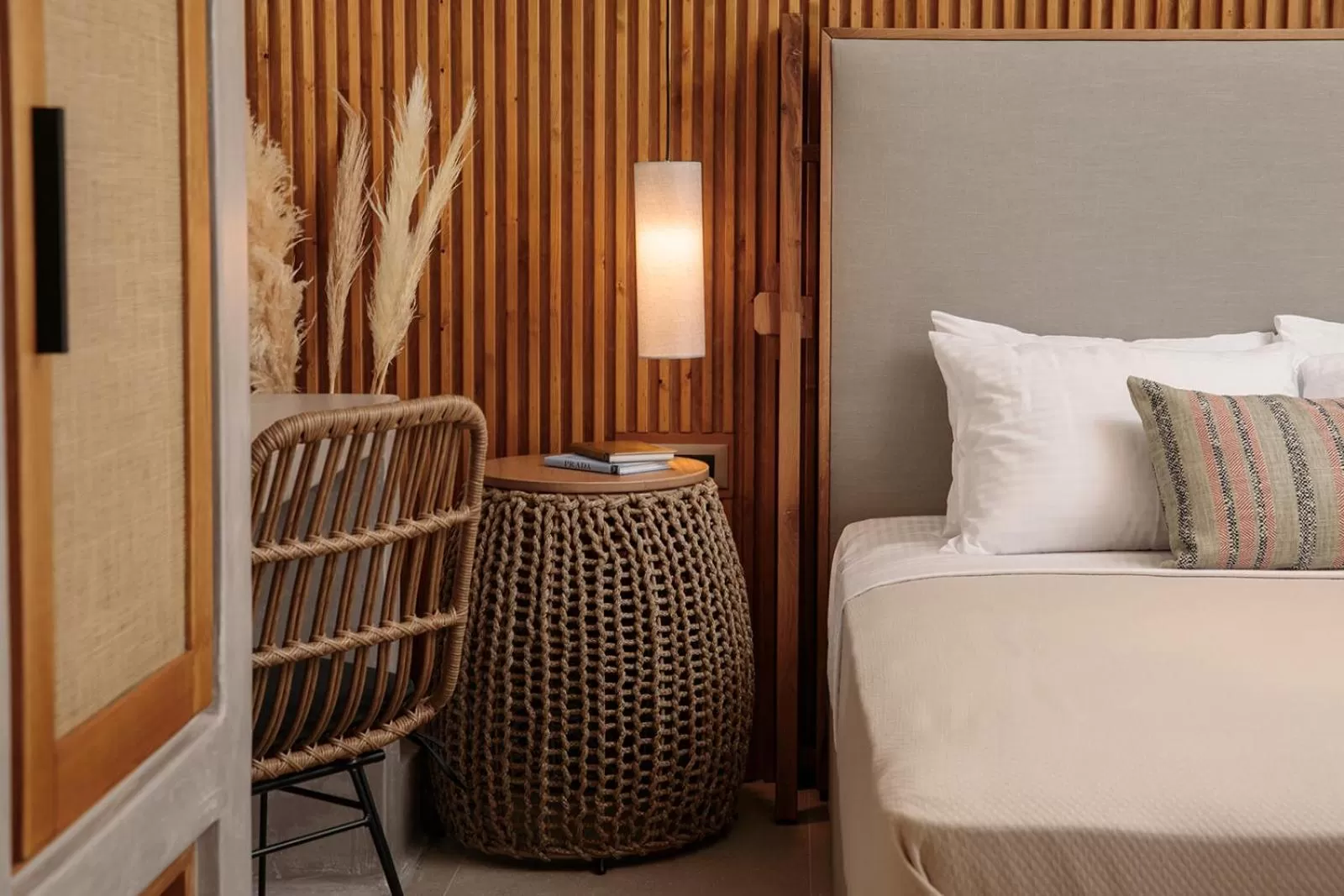 Bed in "Makava Suites" Your Luxe Urban Sanctuary