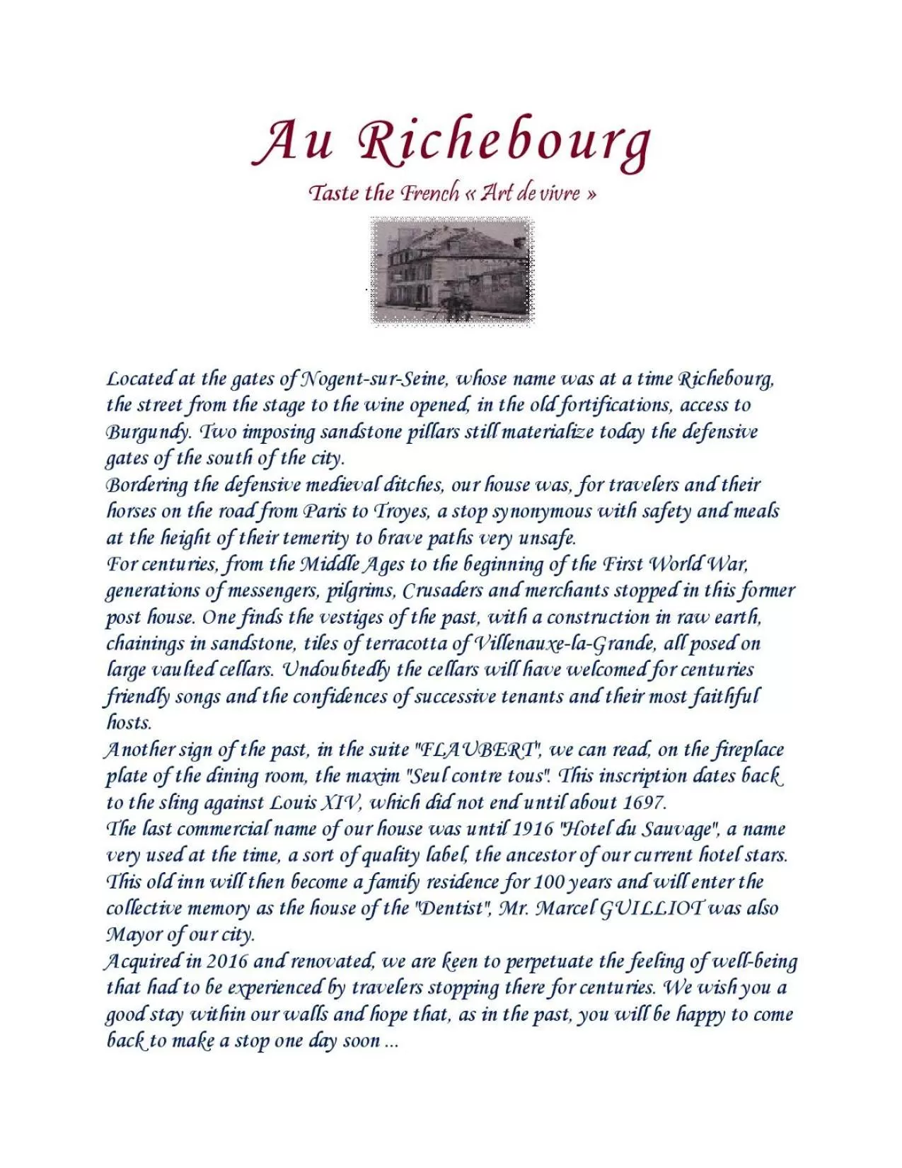 Text overlay in Au Richebourg Nogent