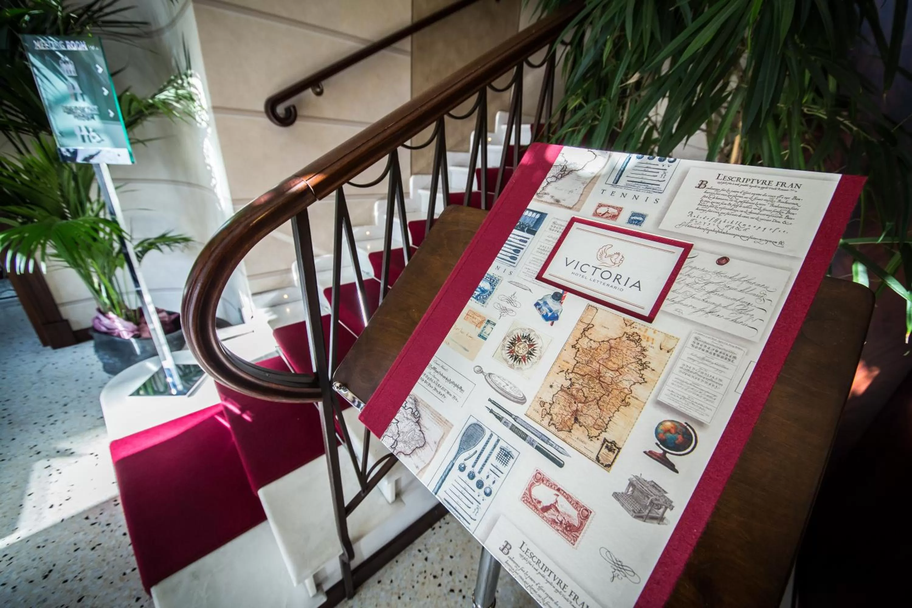 Lobby or reception in Victoria Hotel Letterario