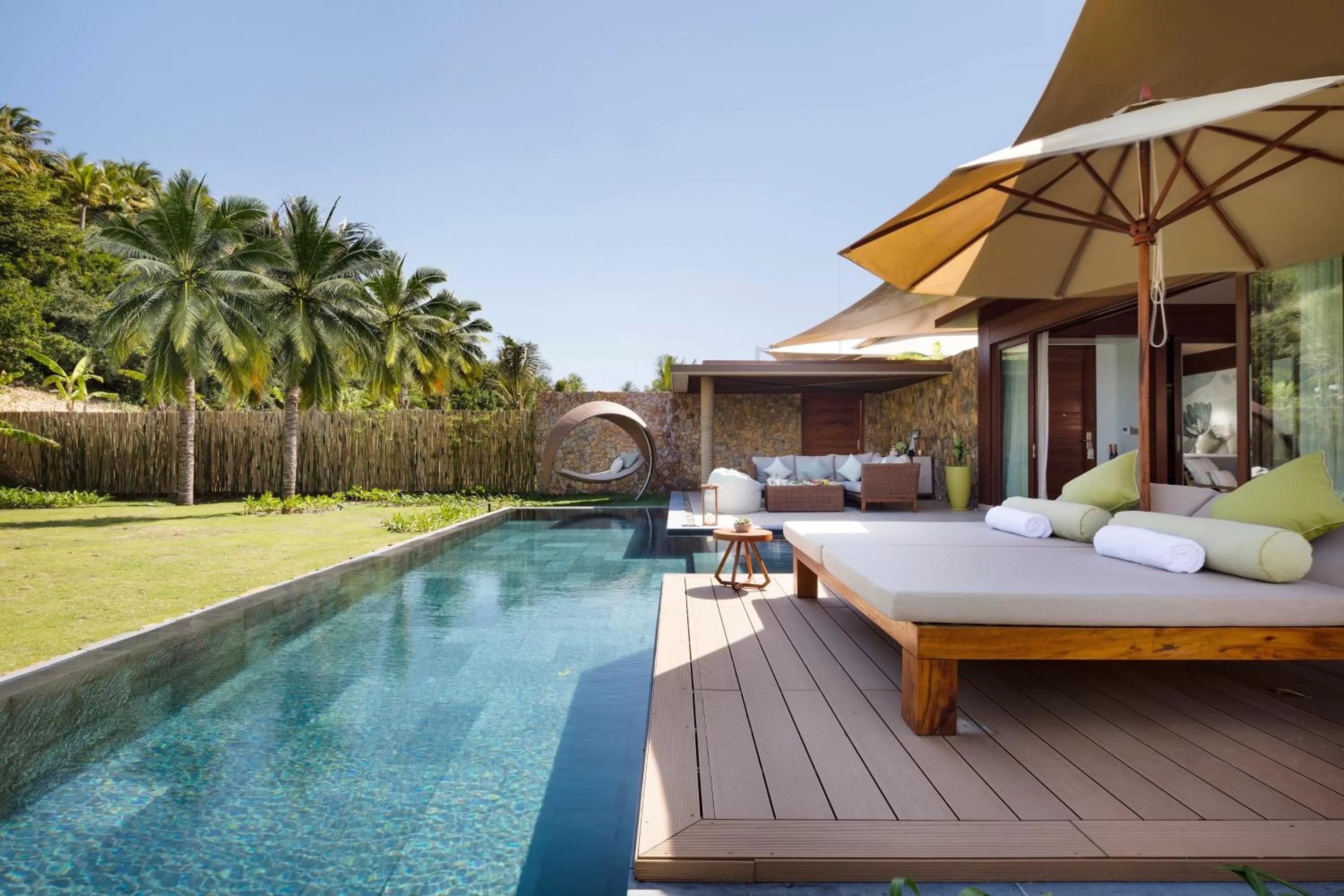 Patio in Fusion Resort Cam Ranh - All Spa Inclusive