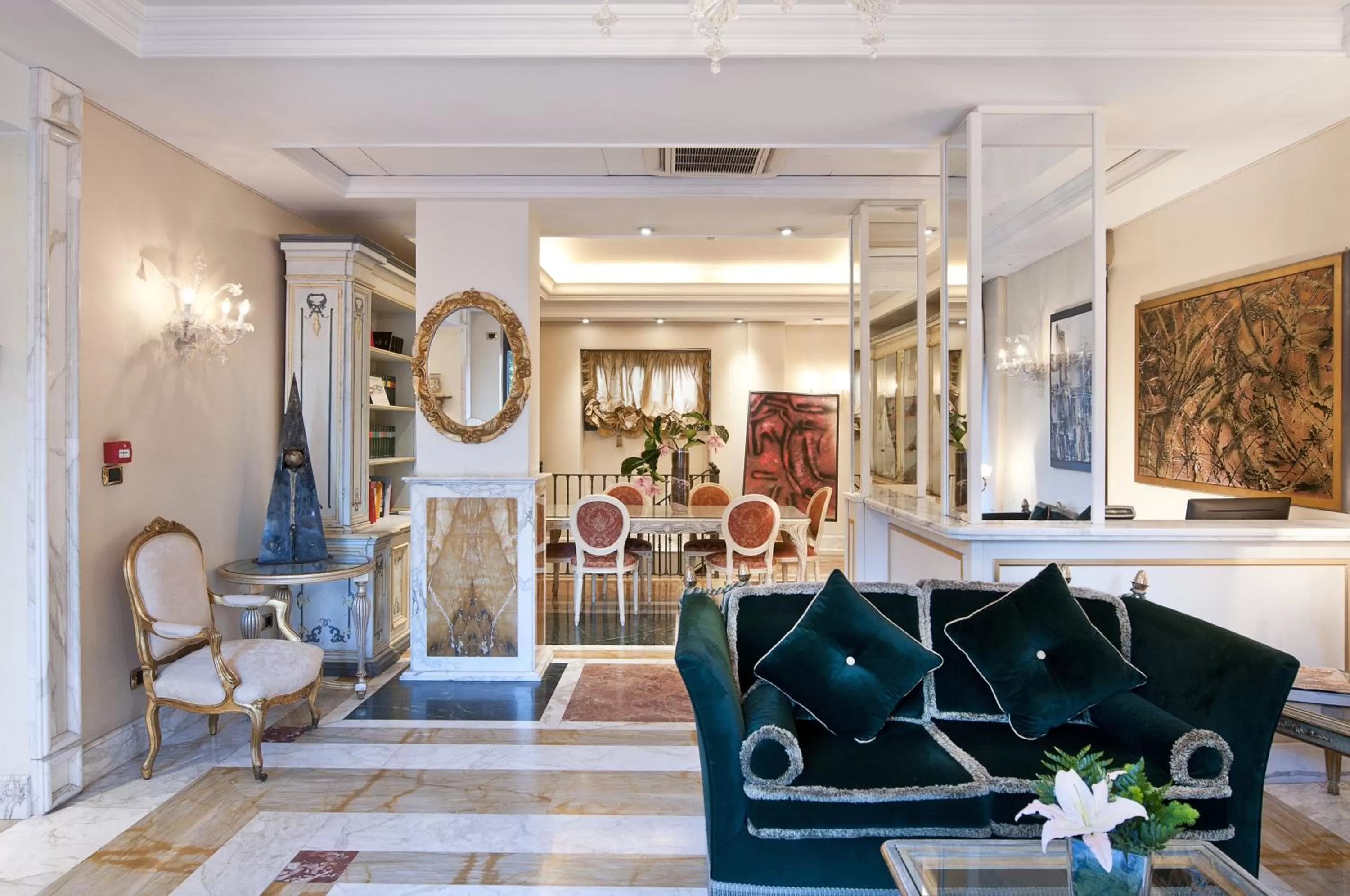 Lobby or reception in Trilussa Palace Hotel Congress & Spa