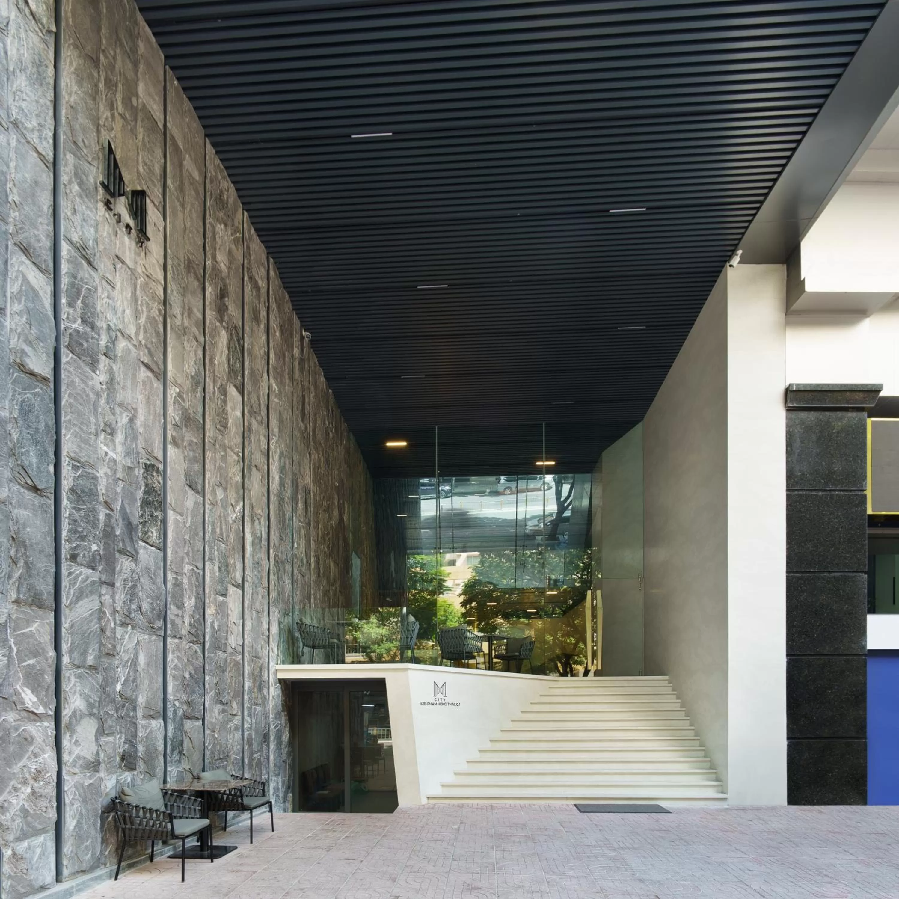 Facade/entrance in M City Hotel Saigon