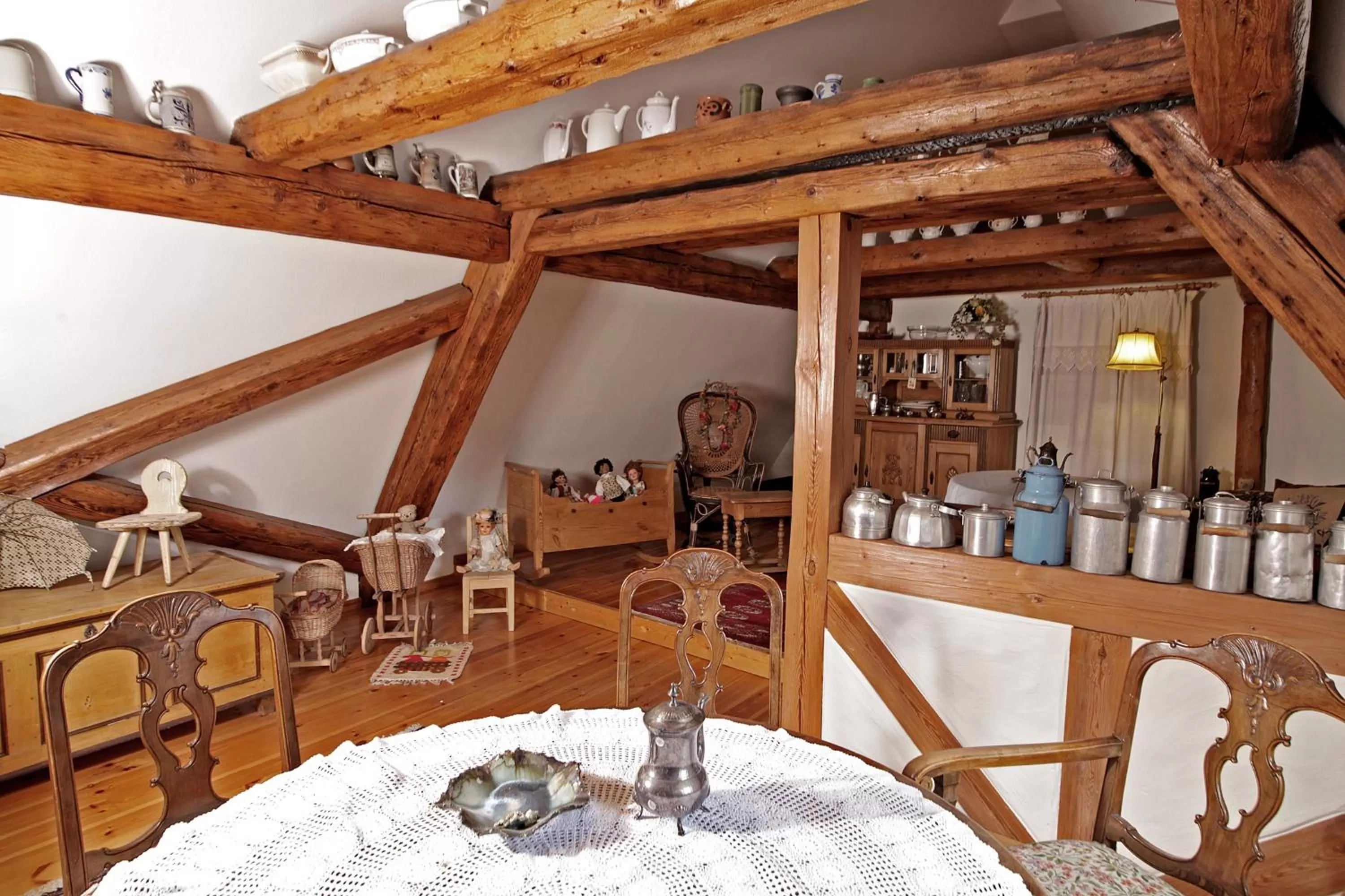 Communal lounge/ TV room in Hotel und Gasthof Ritter St. Georg