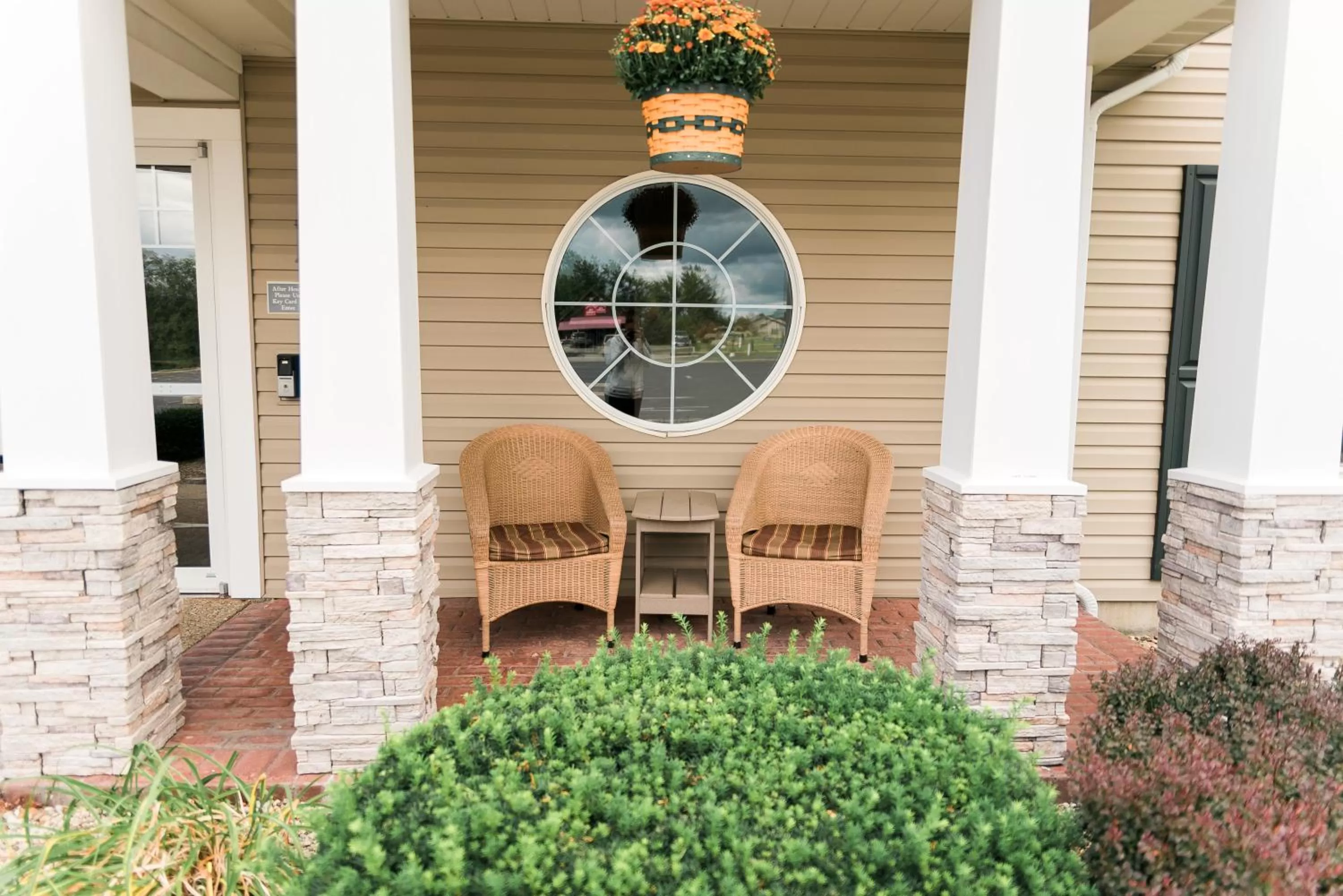 Patio in Van Buren Hotel