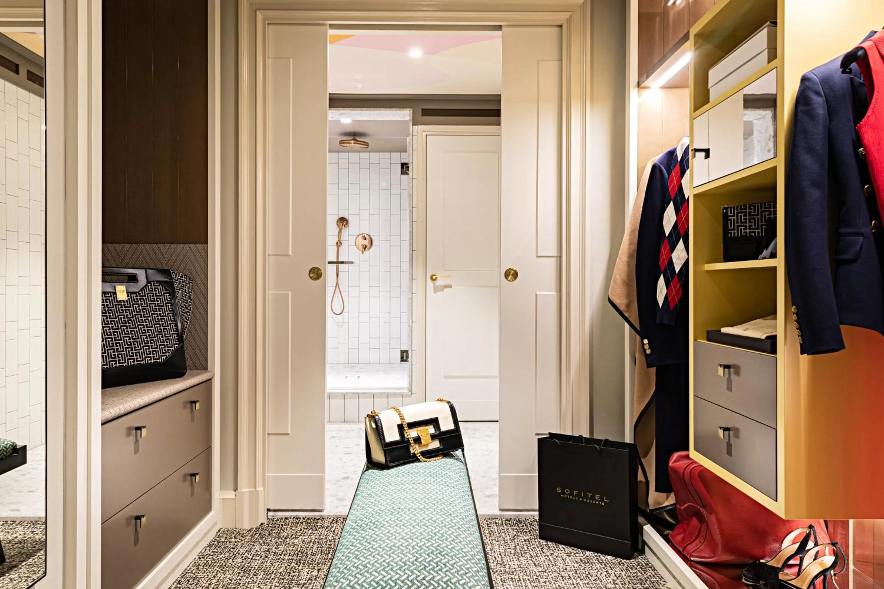 Shower in Sofitel Le Scribe Paris Opera