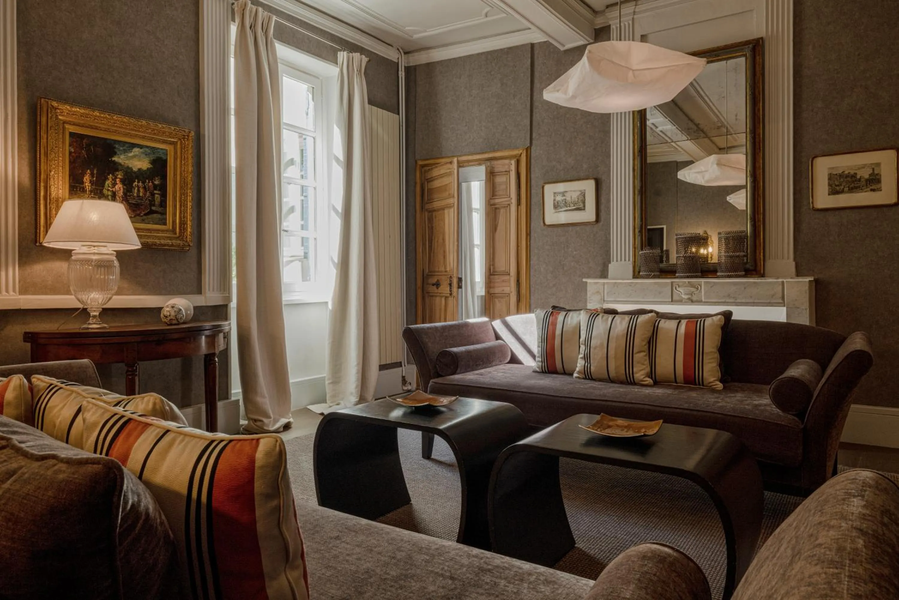 Living room in Le Prieure