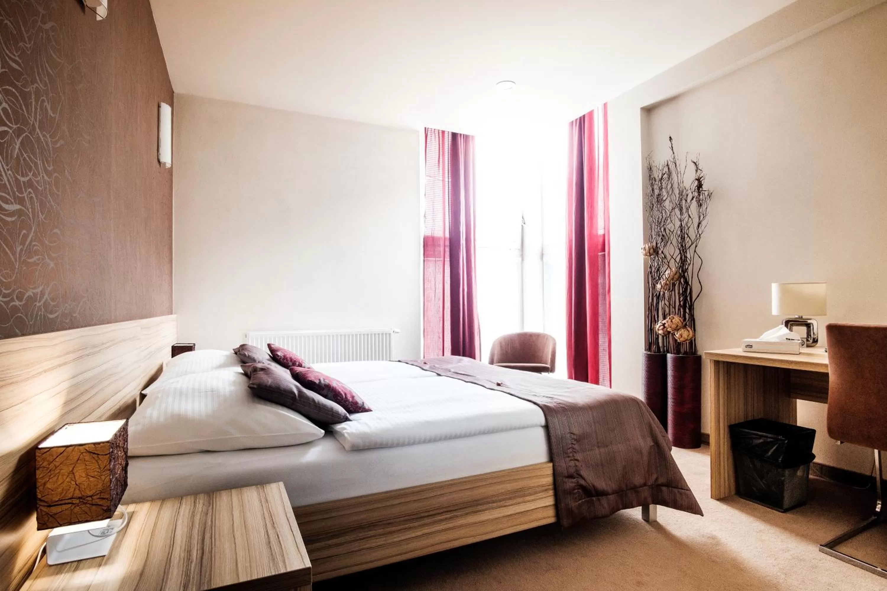 Bedroom, Bed in Hotel Deluxe with free Wellness and Fitness Centrum