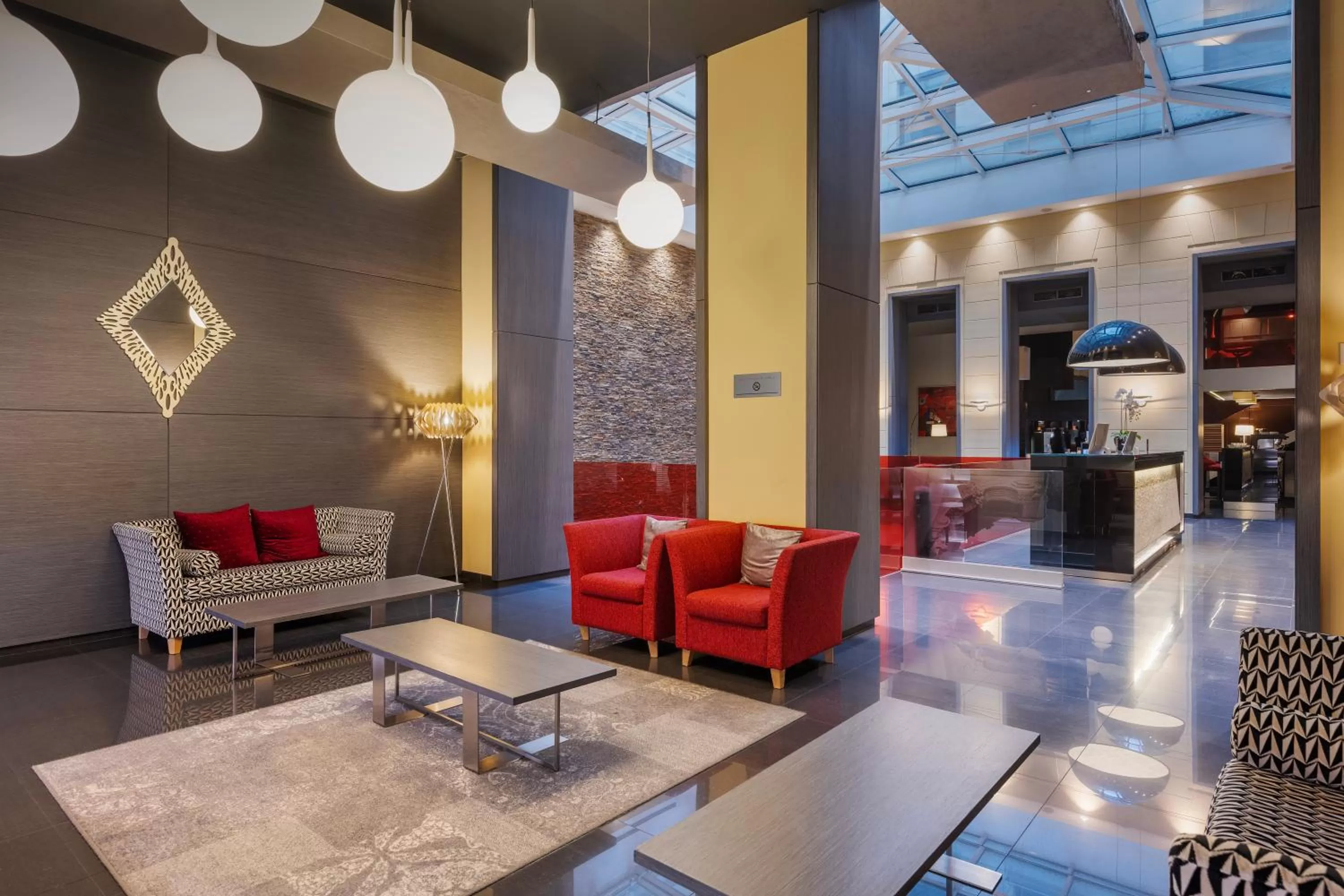 Seating area in Eurostars Palazzo Zichy