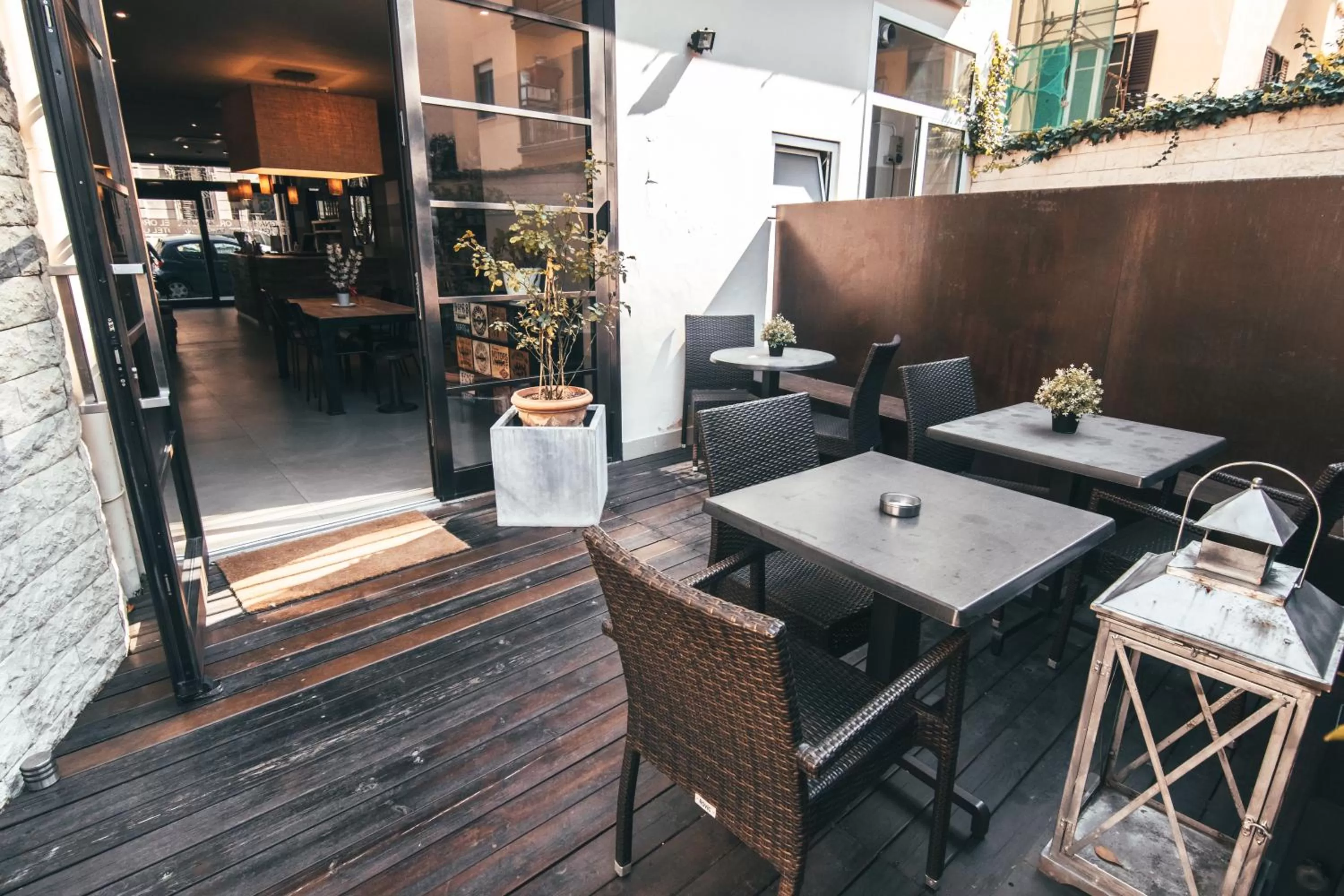 Patio in Hotel Orcagna