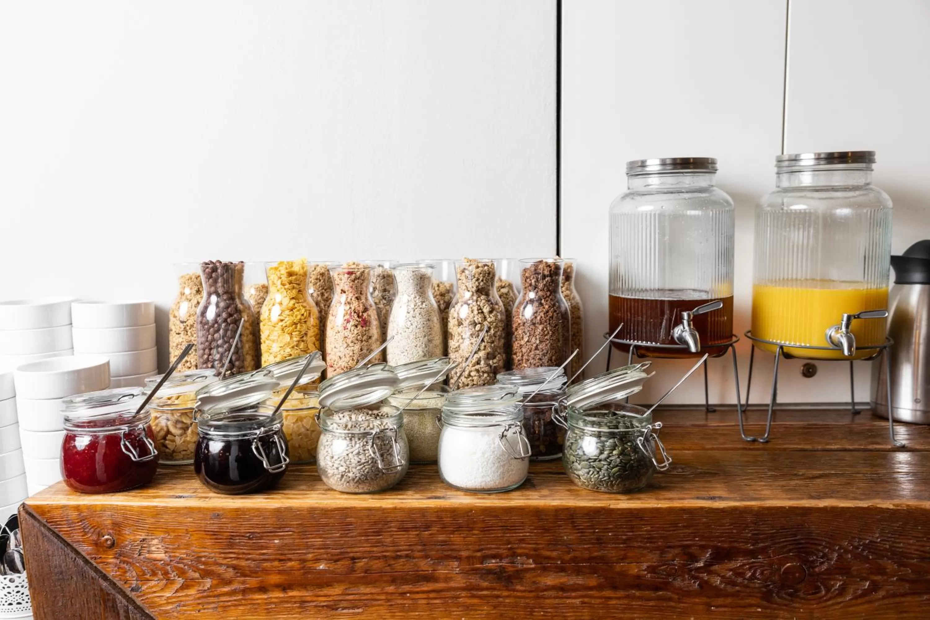 Buffet breakfast in Sophie's Hostel