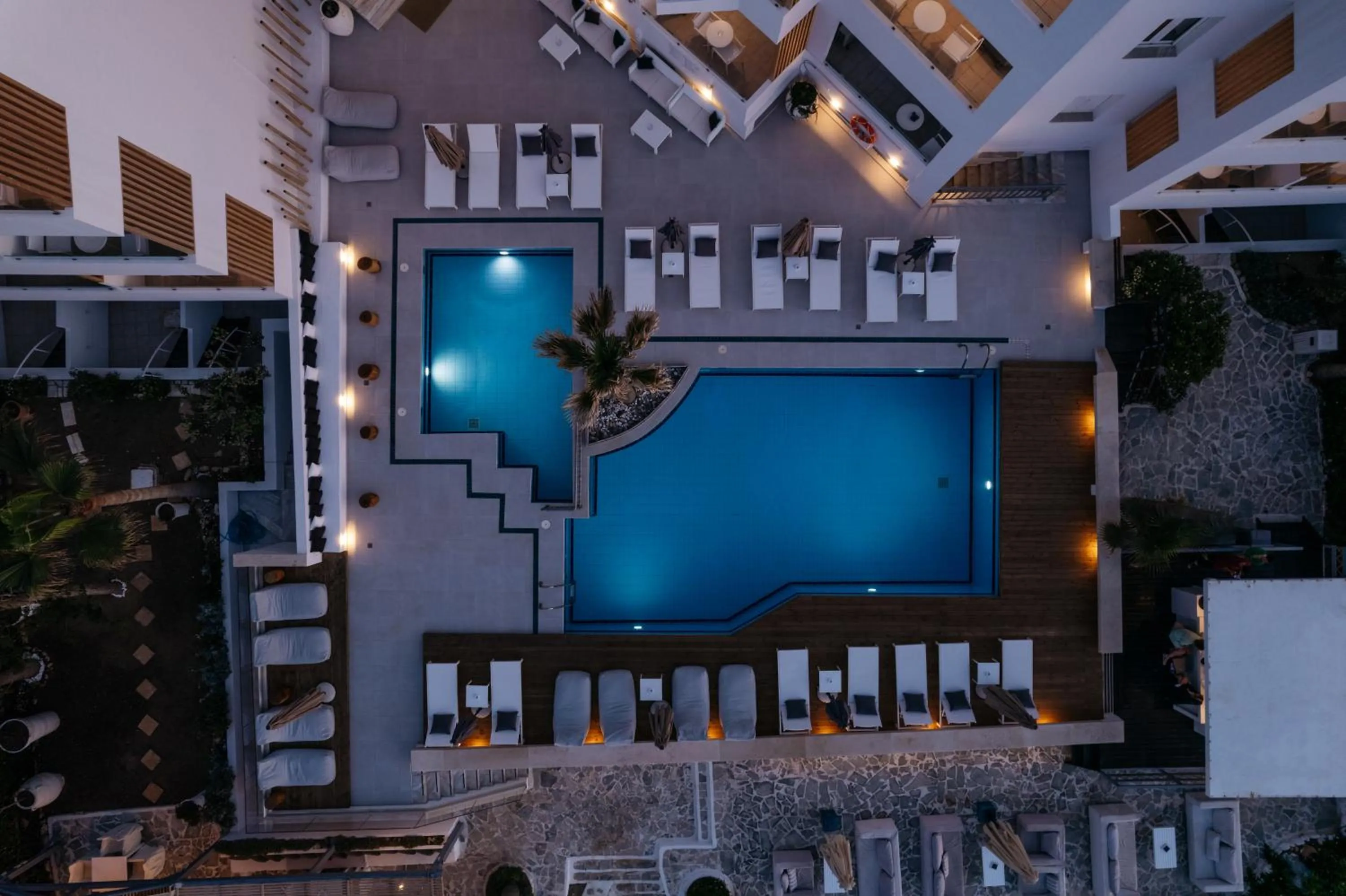 Swimming pool in Petradi Beach Lounge Hotel