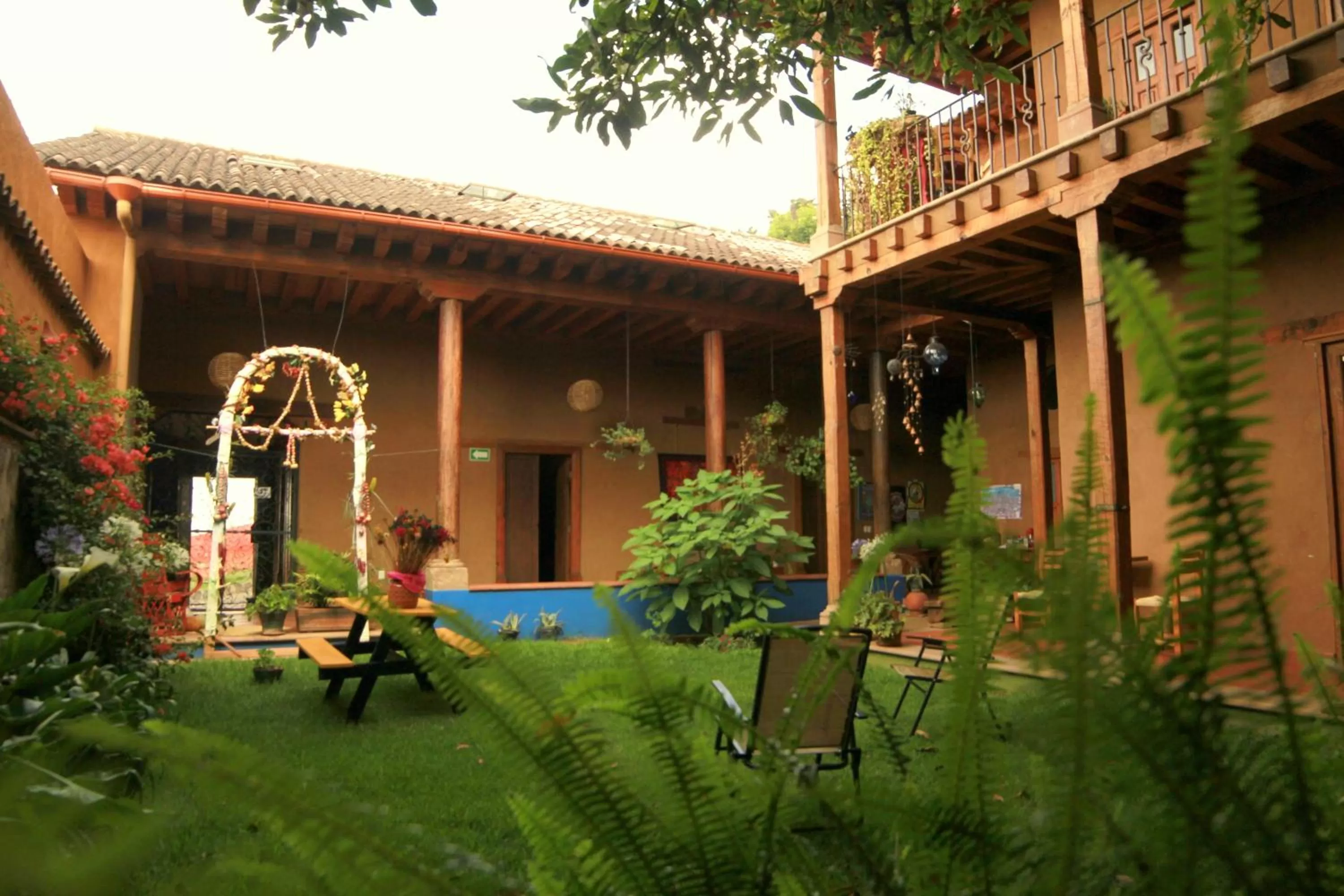 Garden in Posada Yolihuani