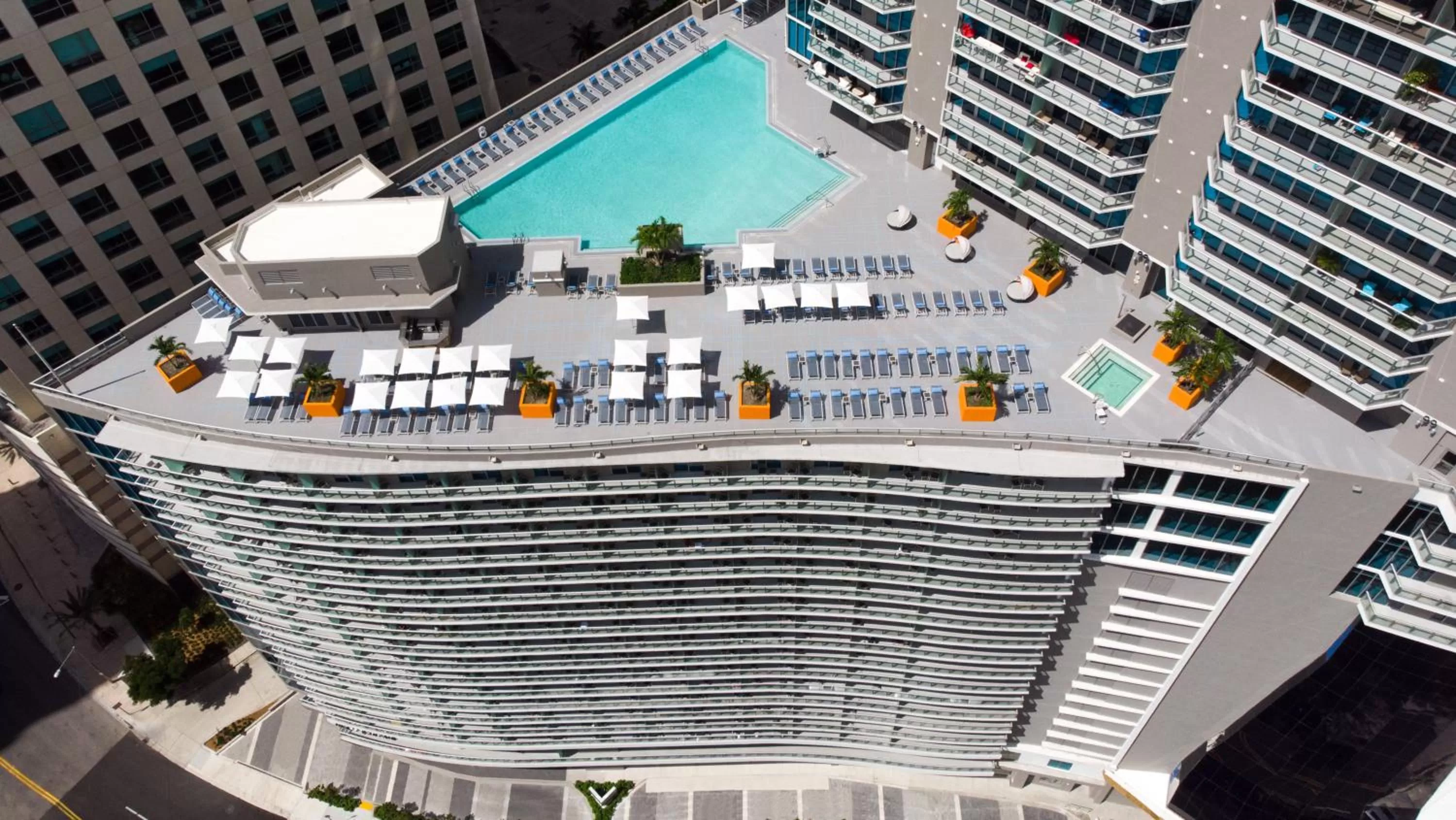 Swimming pool in Hyatt Centric Brickell Miami