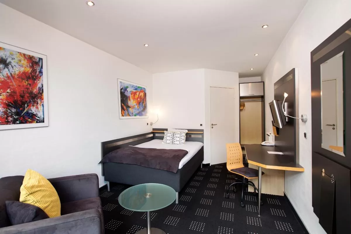 Bed in Hotel Hedegaarden